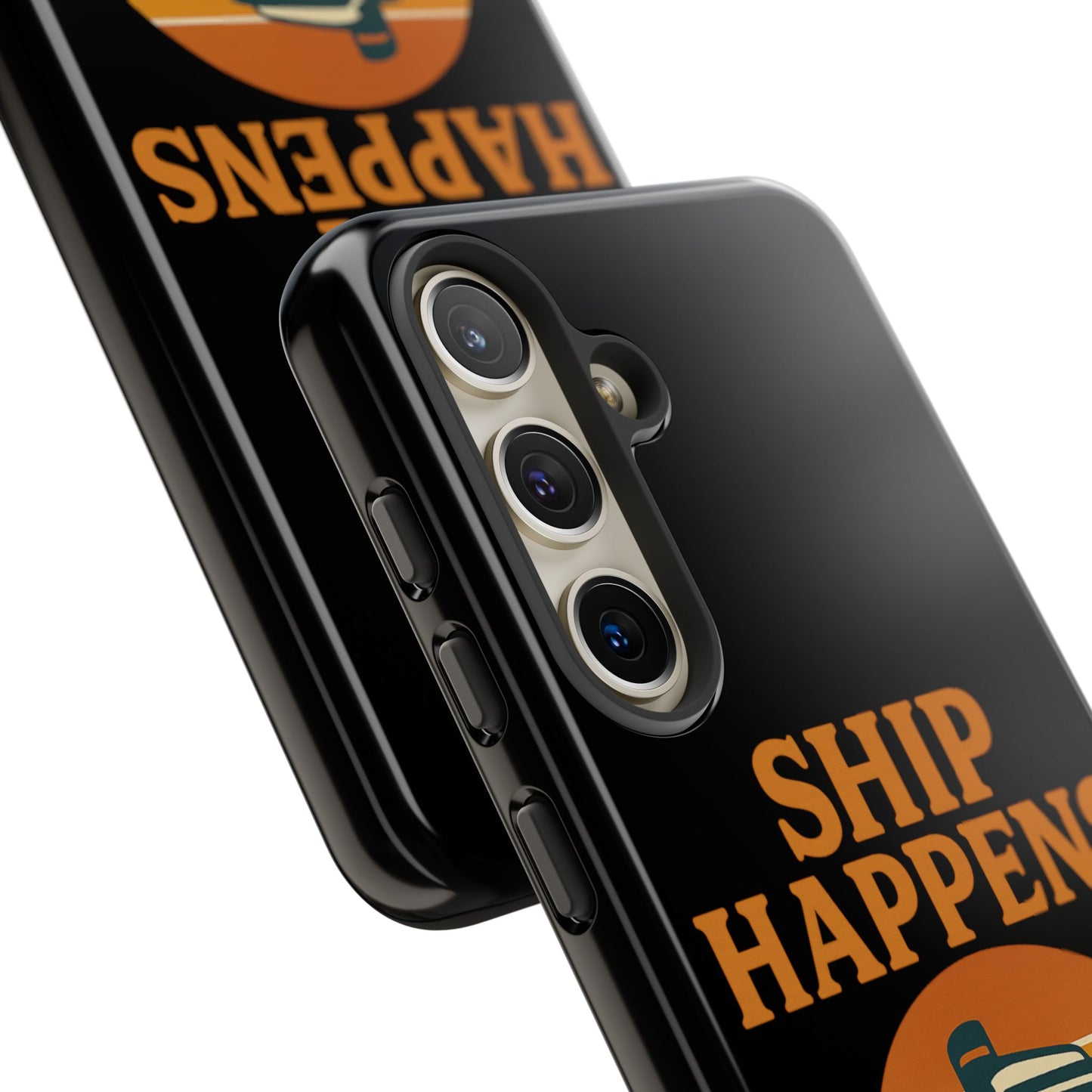 Samsung Case - Ship Happens Sunset Cruise Ship Nautical Phone Case Travel Accessory Gift for Travel Lovers Cruise Case