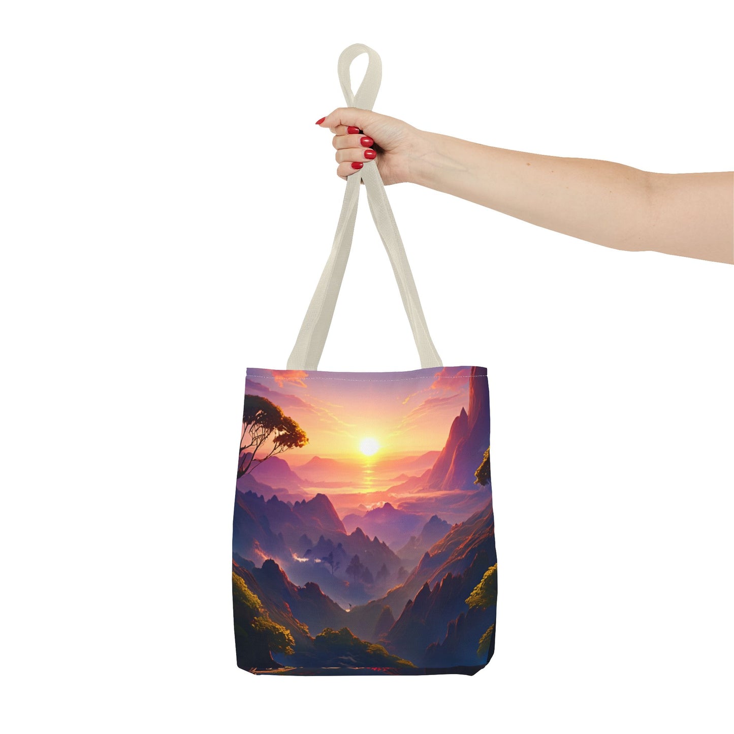 Sunset Landscape Tote Bag