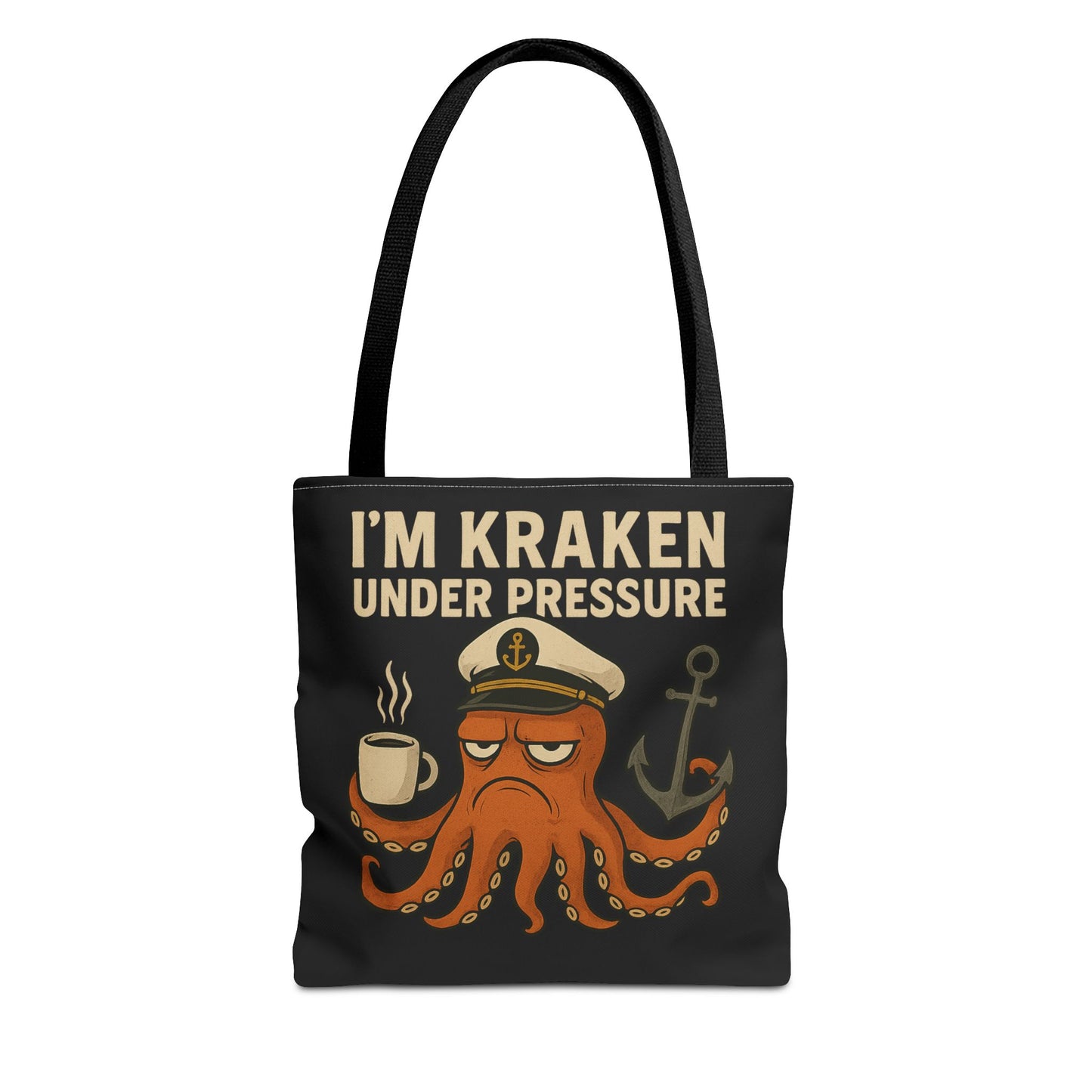 Stressed Octopus Tote Bag Nautical Bag Beach Tote Ocean Reusable Bag Seaside