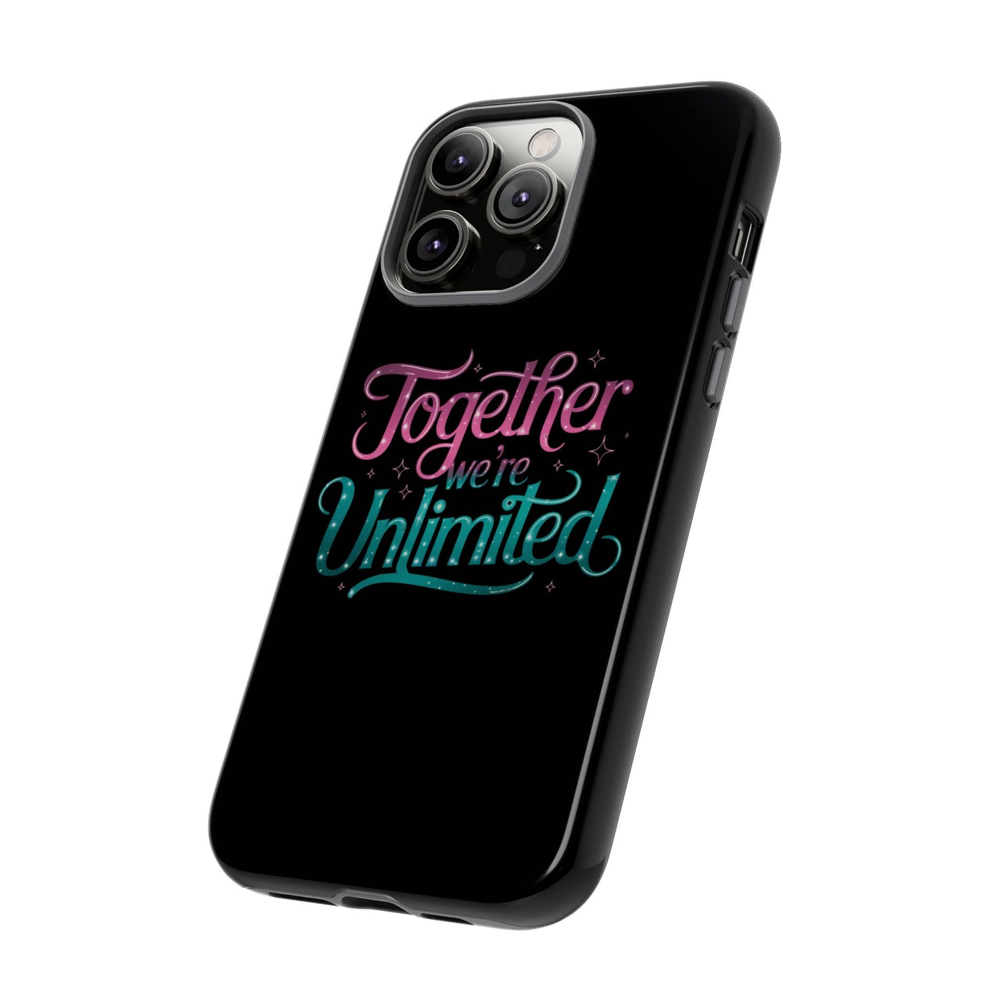 iPhone Case with Musical Quote Together We're Unlimited Musical Phone Case