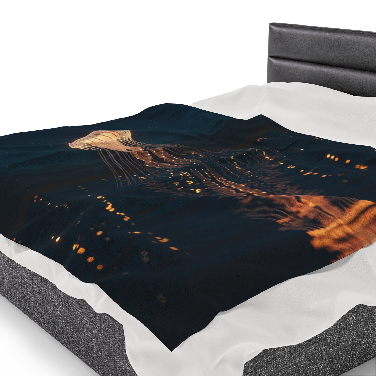 Plush Blanket - Jellyfish Lake Design