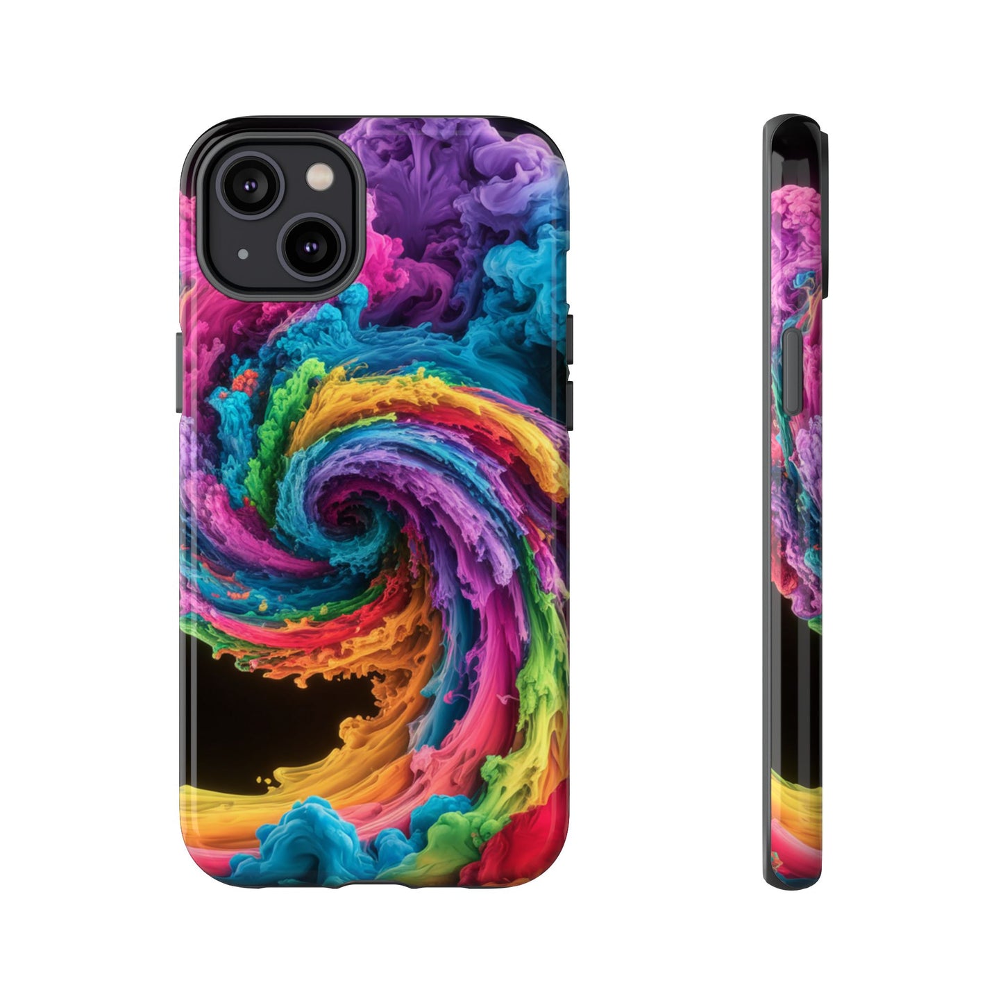 iPhone Case - Colorful Swirl Design