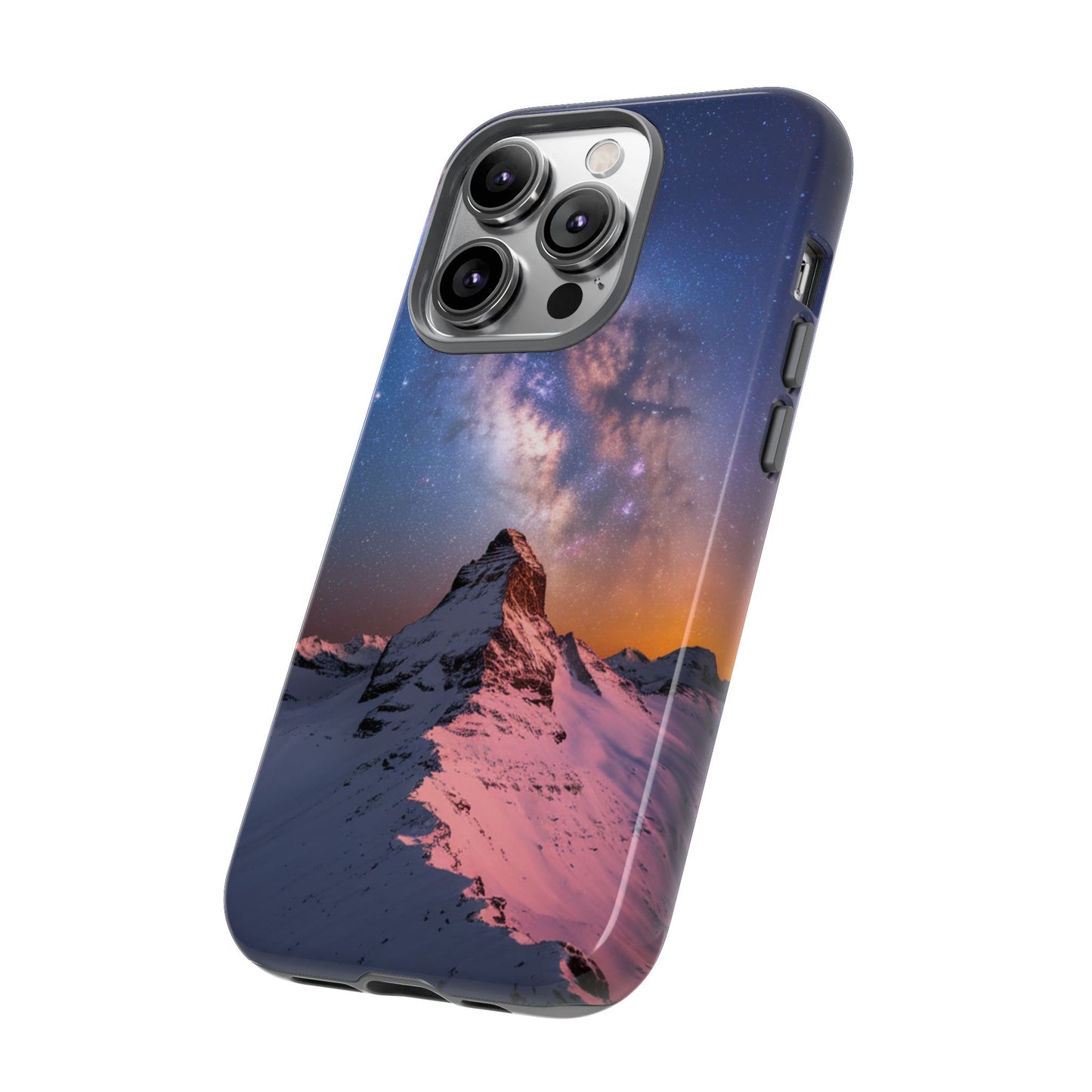 iPhone Case Mountain Top and Milky Way Nature Phone Case Unique Gift