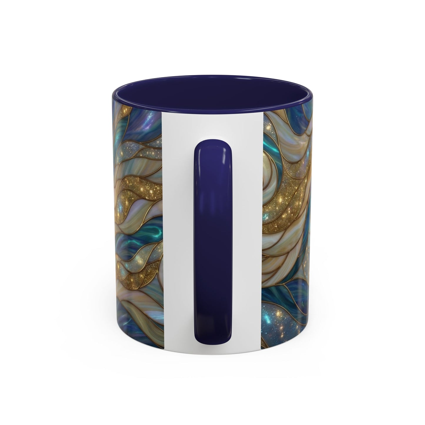 Stained Glass Eagle Mug, Bald Eagle Coffee Mug, Patriotic Eagle Cup, Wildlife Art Mug, Freedom Bird Mug, Nature Art Gift