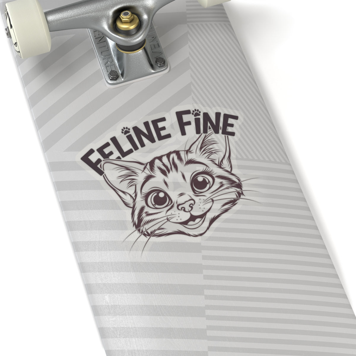 Feline Fine Kiss-Cut Sticker