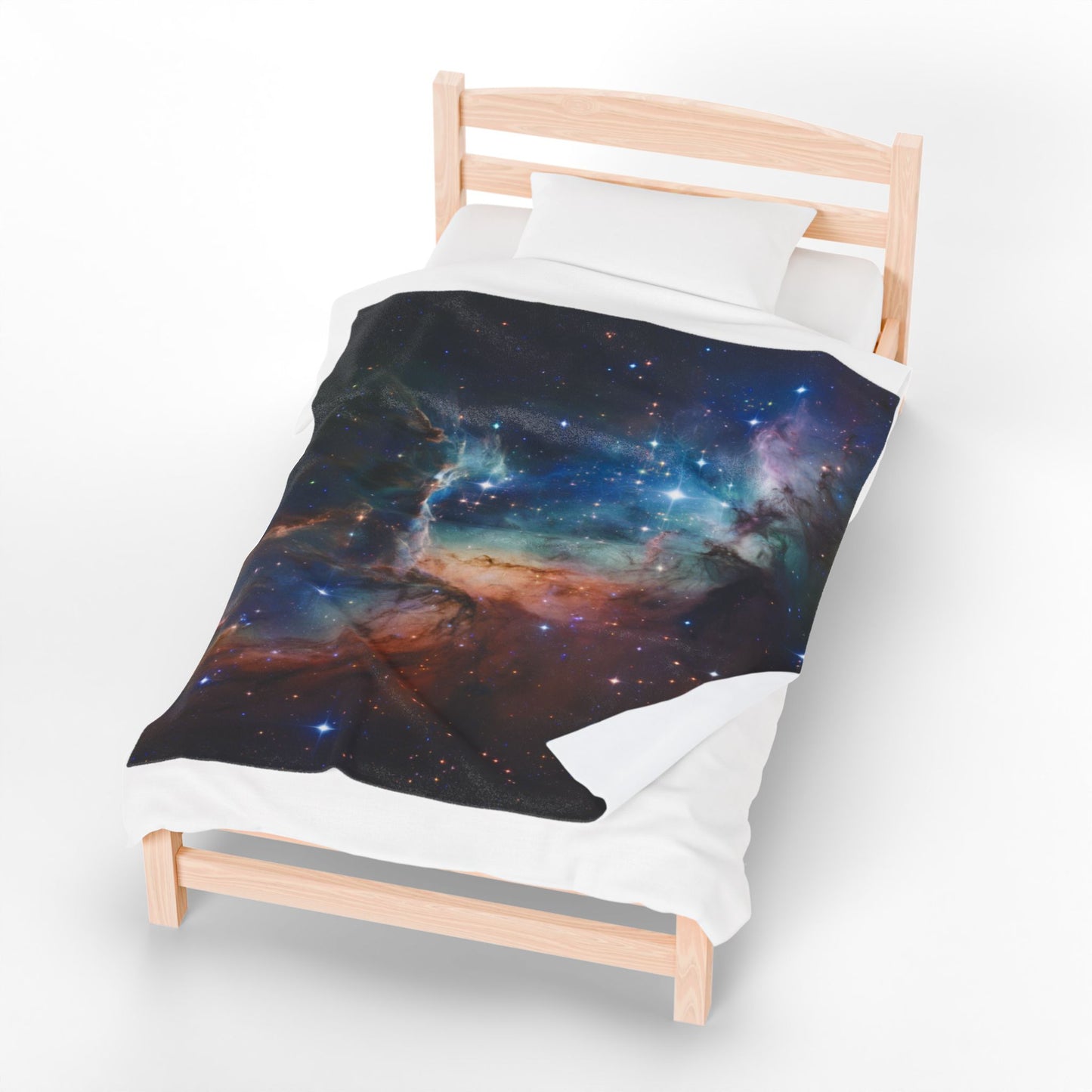 Plush Blanket Starry Night Cosmic Throw Blanket Modern Home Decor Space Blanket