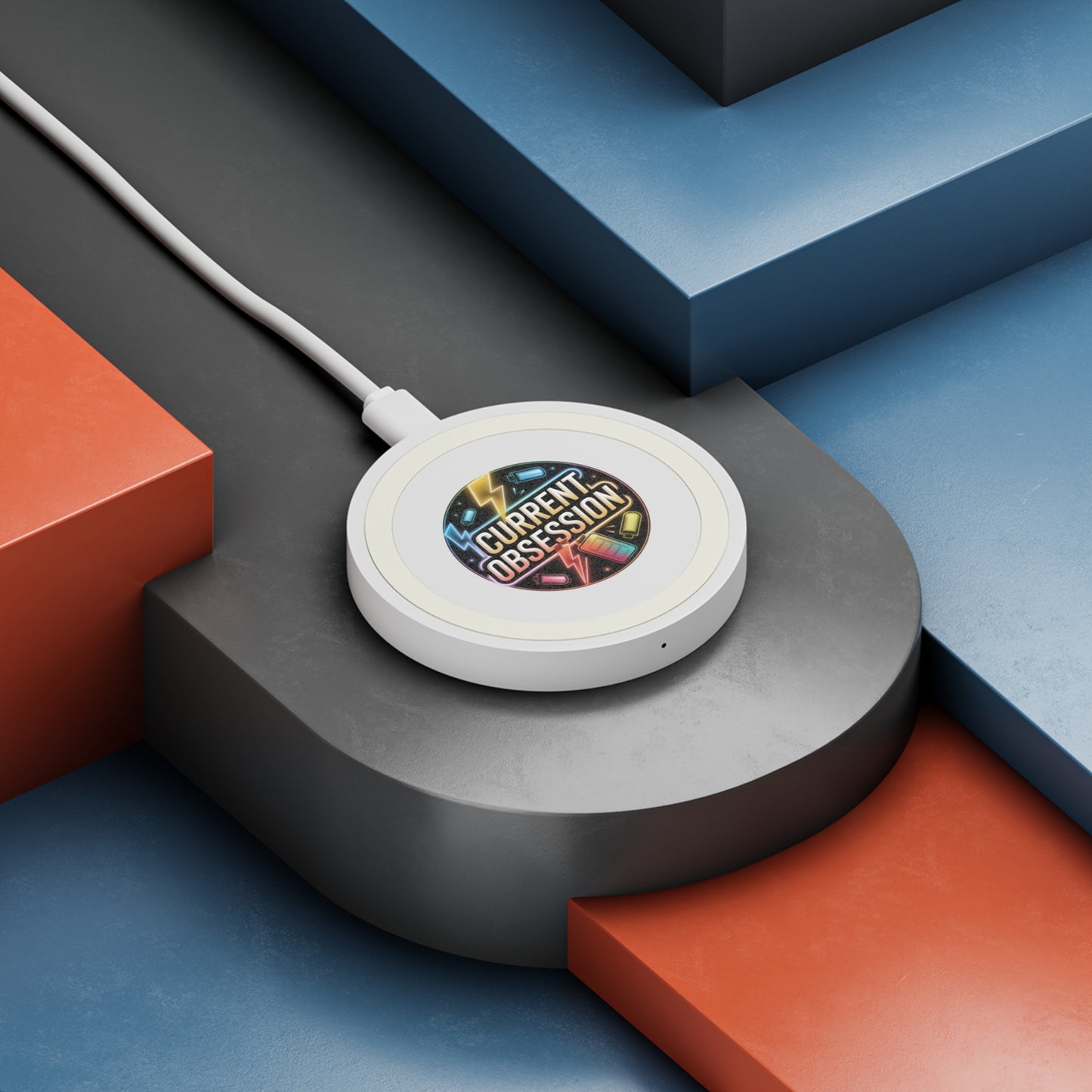 Wireless Charging Pad, Fun Quake Current Obsession Tech Gift, Charger Station