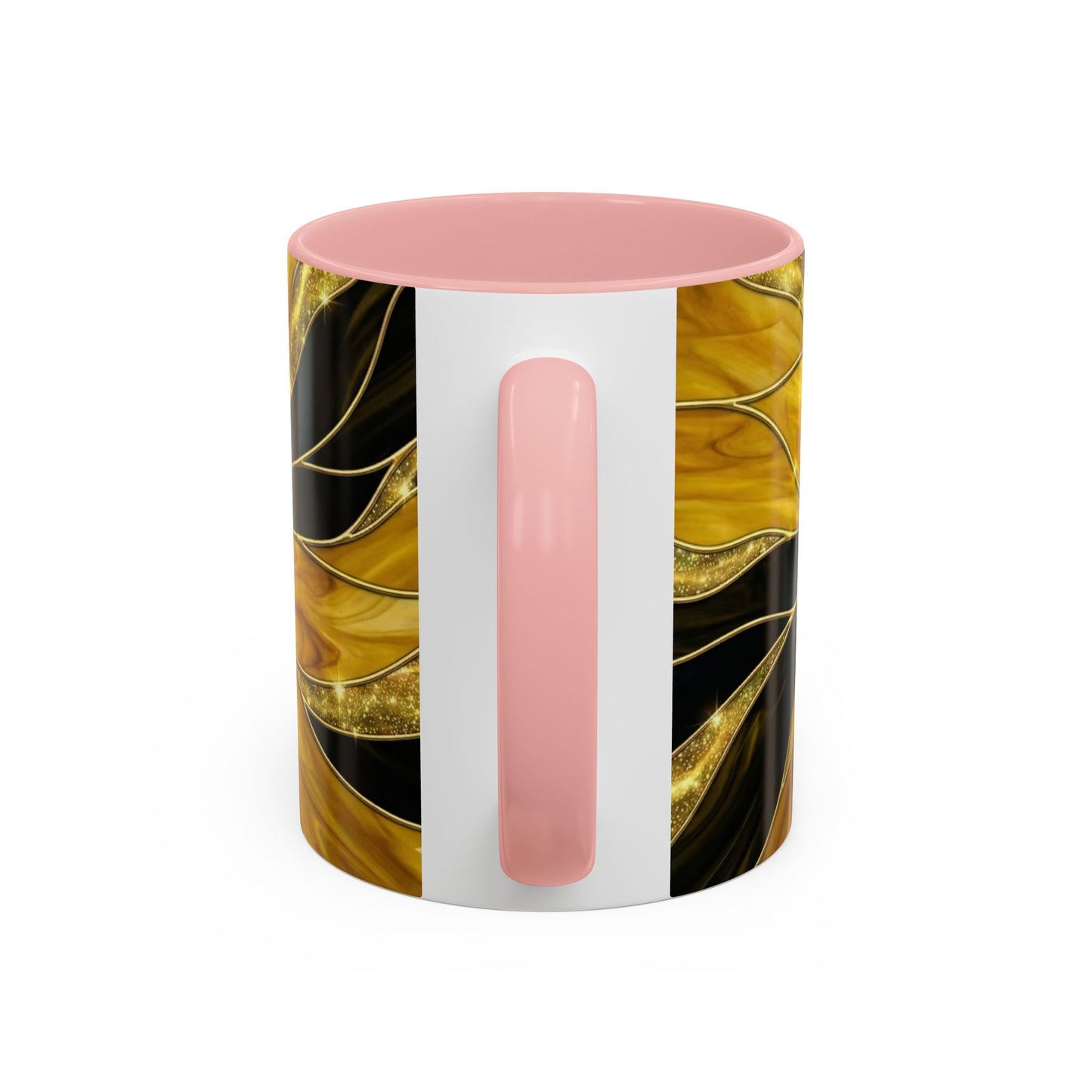 Stained Glass Gamer Mug, Gold Controller Coffee Cup, Video Game Gifts for Him, Gamer Boyfriend Gift, Teen Boy Gaming Mug, Desk Decor