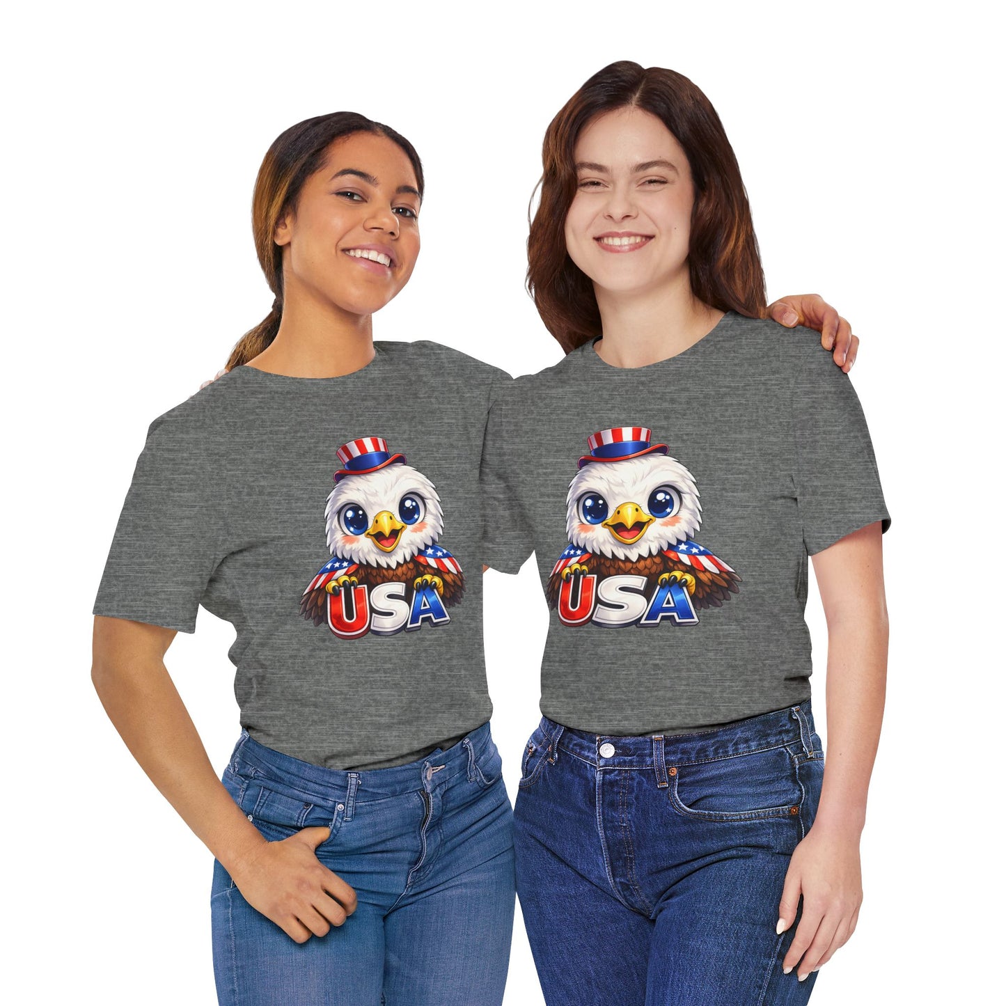 Cute USA Eagle Shirt, Patriotic Eagle T Shirt, Fourth Of July Shirt, American Flag Eagle Tee, Freedom Graphic Shirt, USA Pride Top