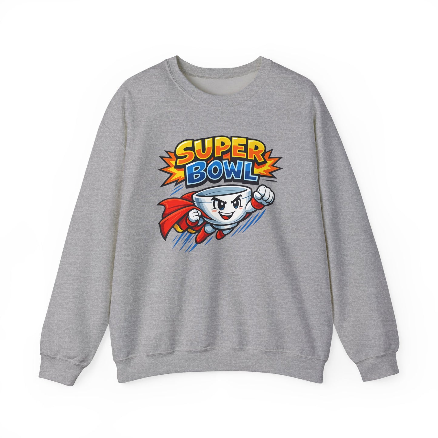 Super Bowl Sweatshirt, Funny Super Bowl Crewneck, Football Party Sweatshirt, Game Day Pullover, Bowl Pun Shirt, Unisex Graphic Crew