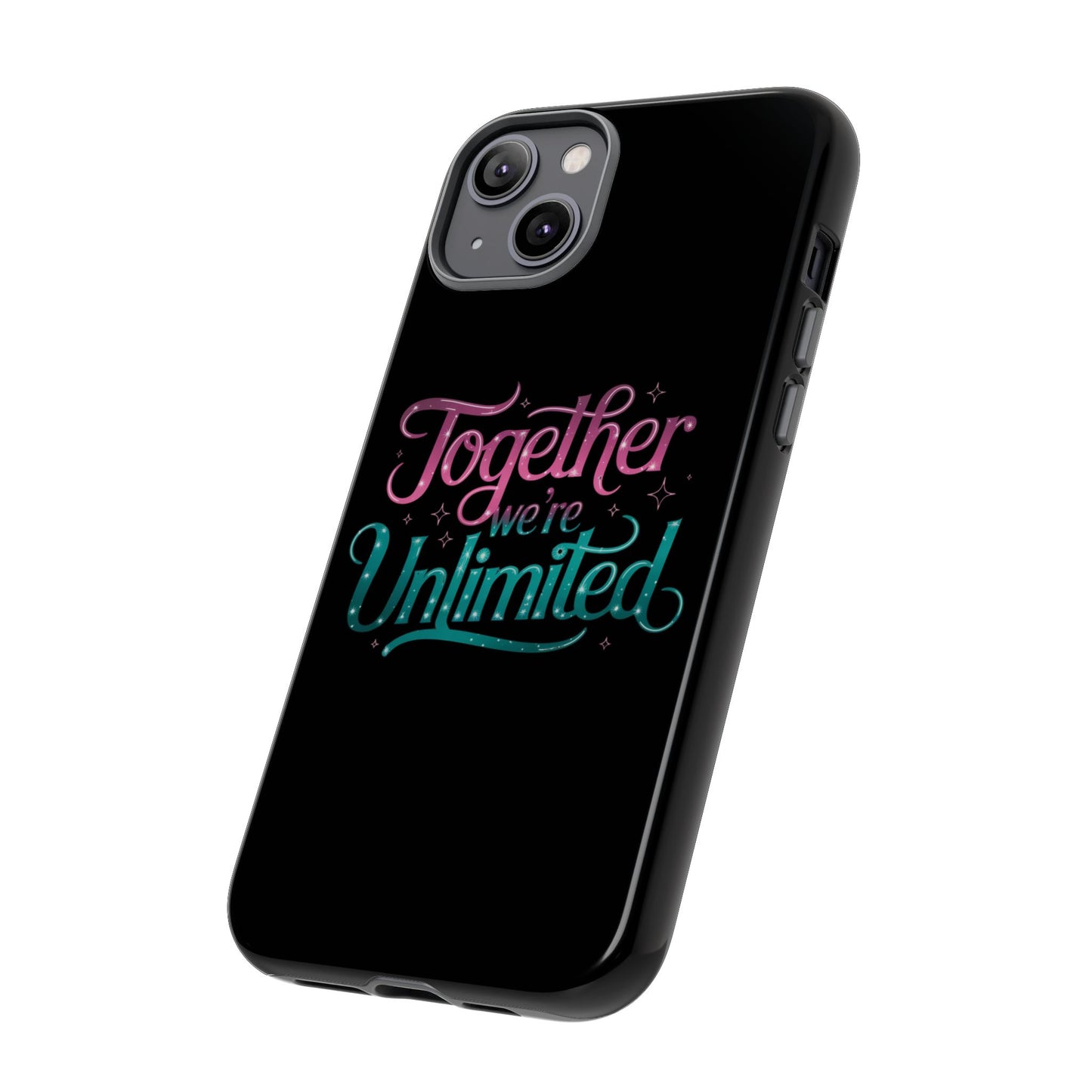 iPhone Case with Musical Quote Together We're Unlimited Musical Phone Case