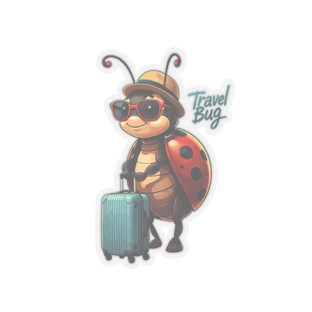 Sticker Travel Bug Ladybug