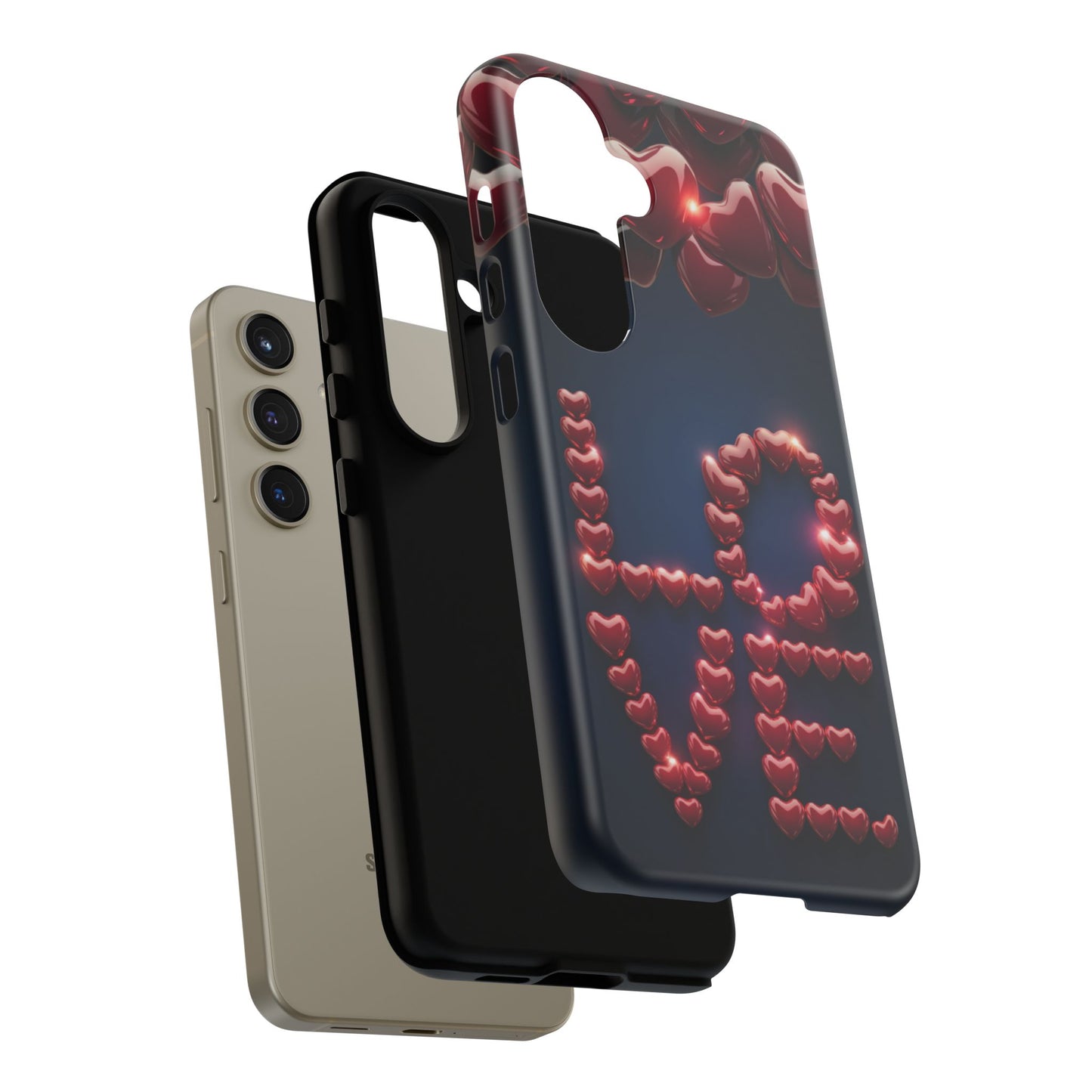 Samsung Phone Case Love Hearts Tough Case