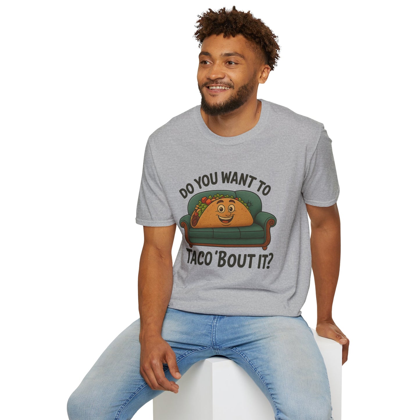 Do You Want to Taco ‘Bout It? Funny Taco Shirt - Cute Foodie Tee - Pun Humor Gift - Food Lover T-Shirt - Cinco de Mayo Outfit
