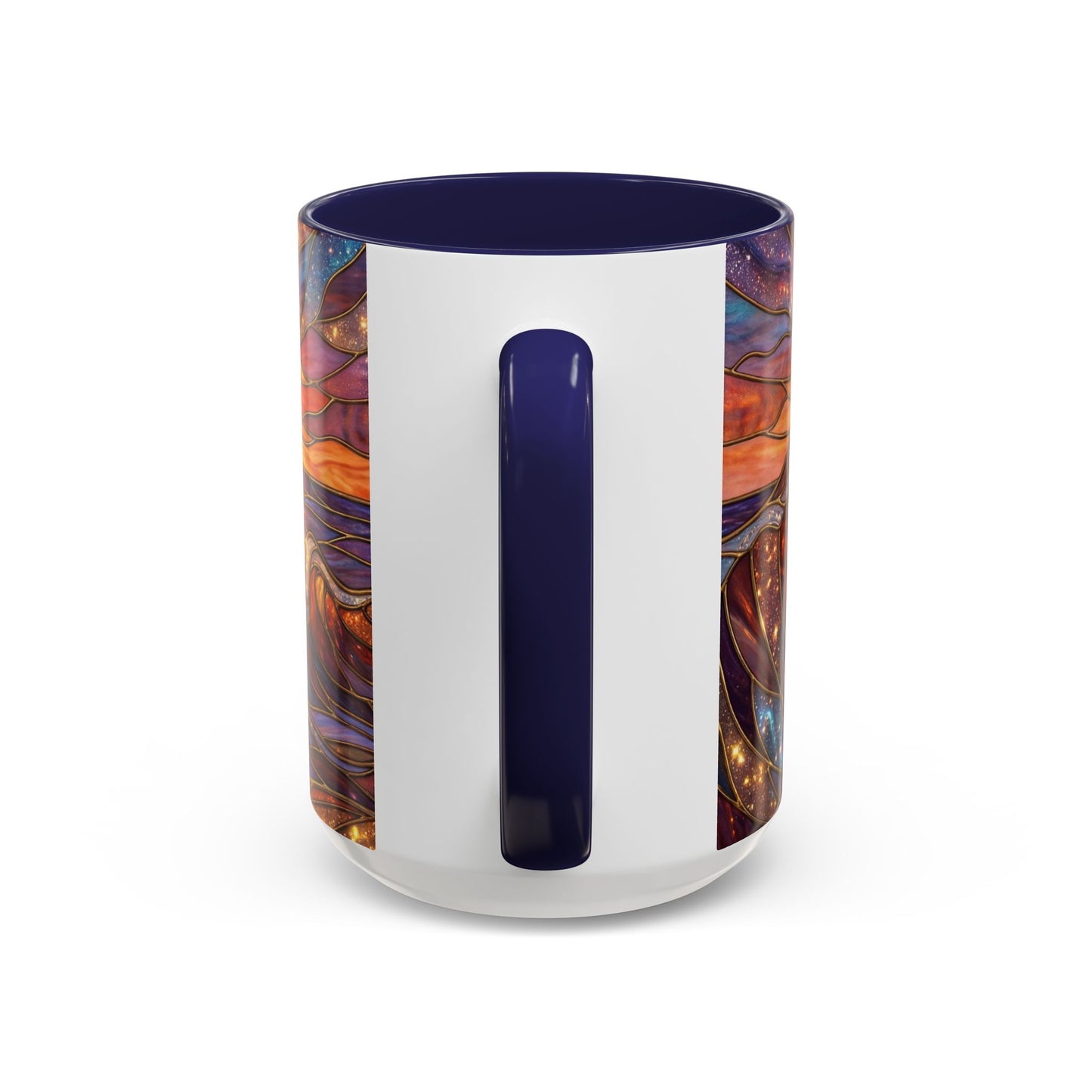 Stained Glass Wave Mug, Ocean Sunset Coffee Cup, Vibrant Beach Art, Sea Lover Gift, Mosaic Tea Cup, Summer Kitchen Decor, Nature Drinkware
