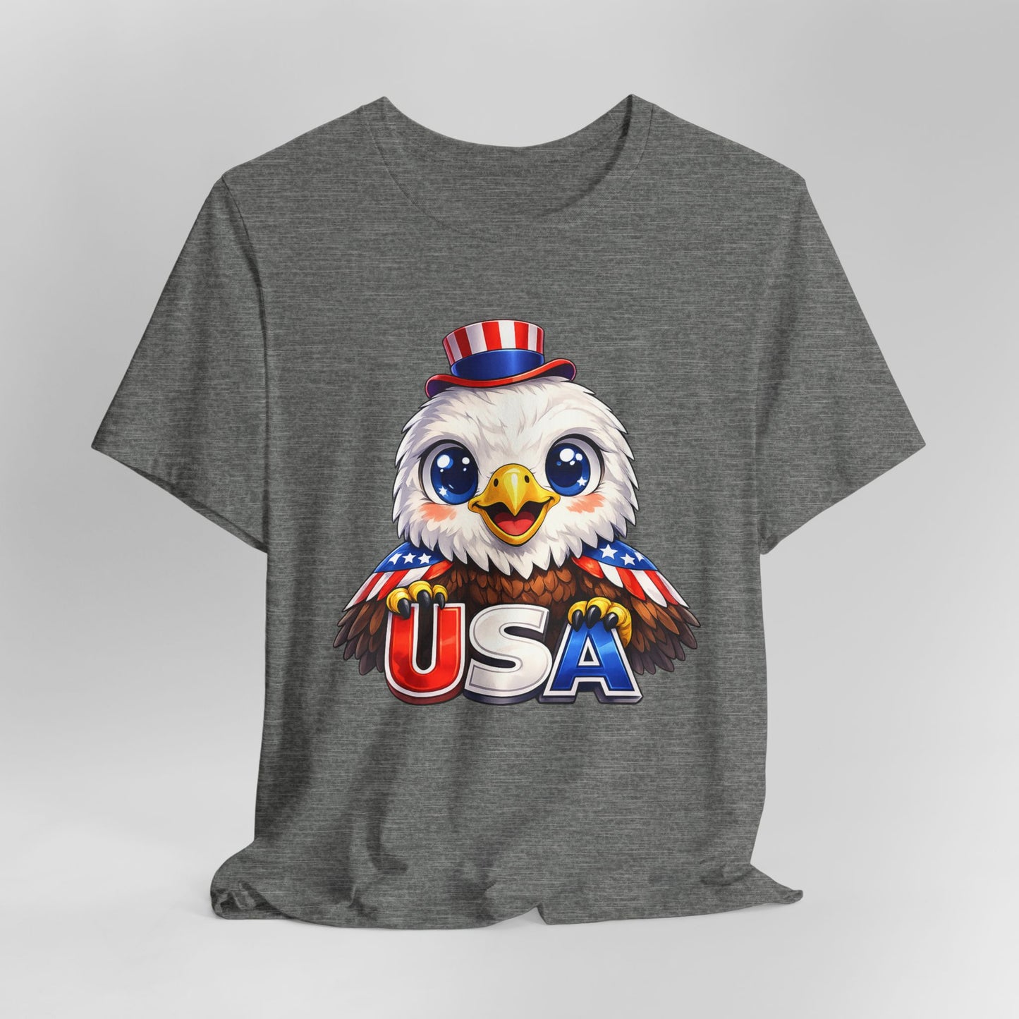 Cute USA Eagle Shirt, Patriotic Eagle T Shirt, Fourth Of July Shirt, American Flag Eagle Tee, Freedom Graphic Shirt, USA Pride Top