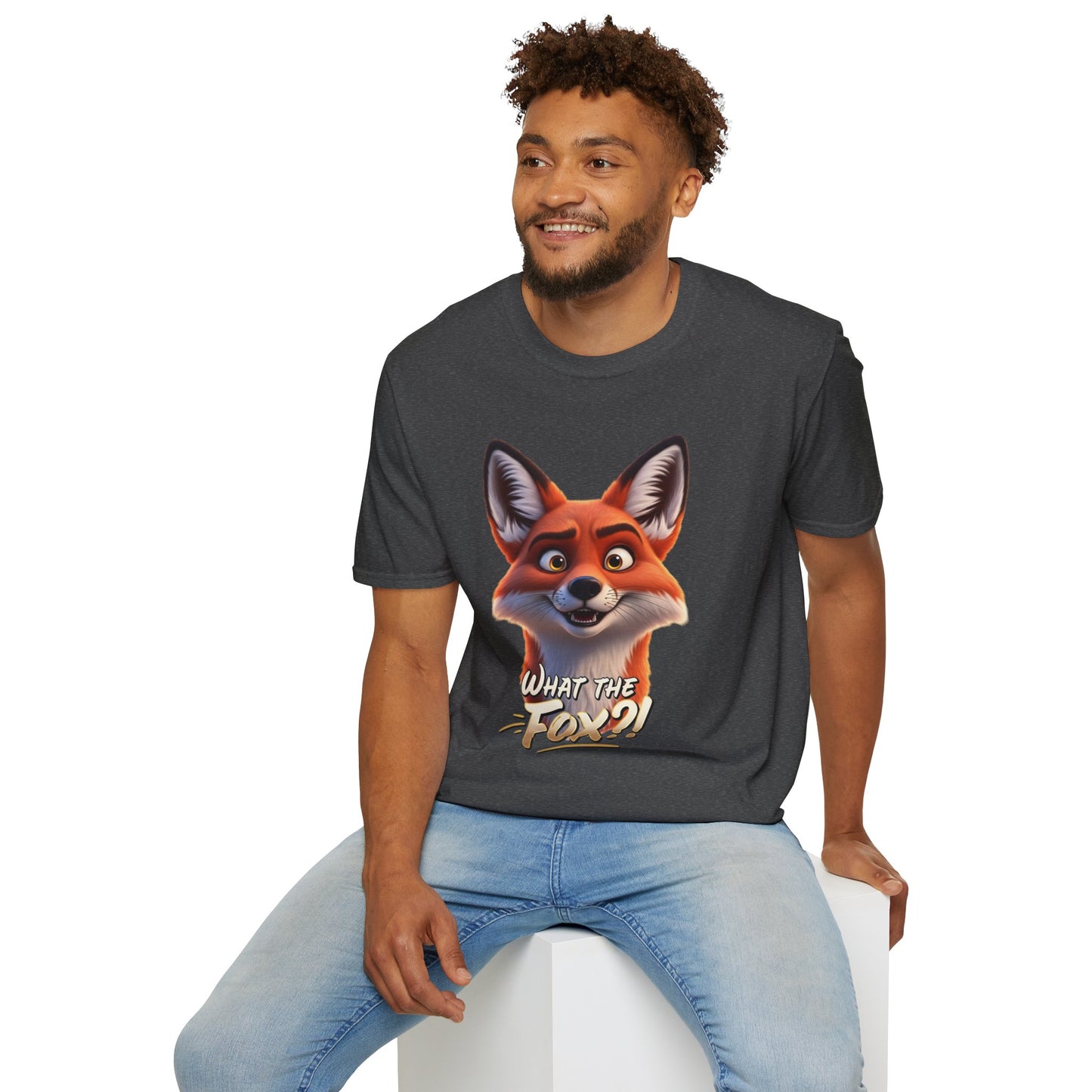 What The Fox T-Shirt, Funny Fox Graphic Tee, Animal Lover Shirt, Cute Pun Gift, Woodland Animal Top, Fun Casual Shirt For Men And Women