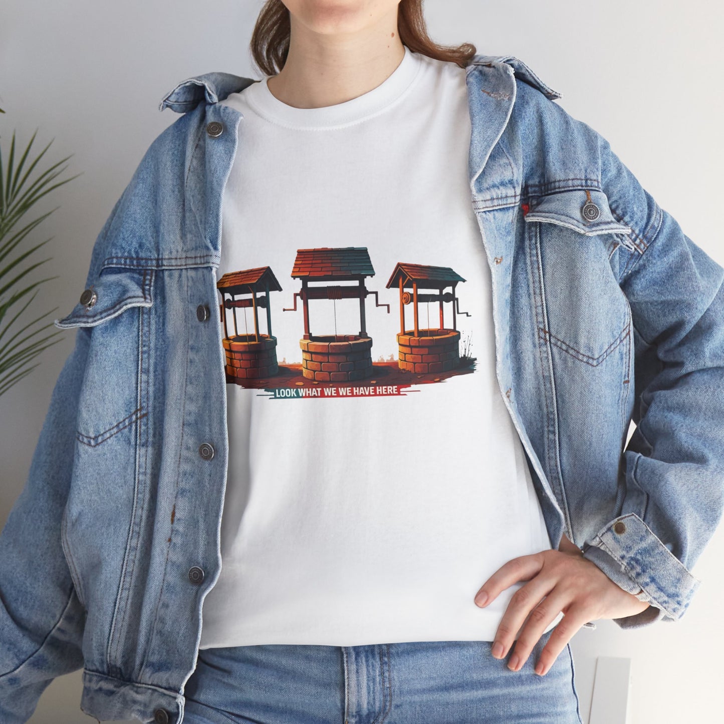 Funny “Well Well Well” T-Shirt • Pun Graphic Tee with Wishing Wells • Retro Vintage Humor Shirt • Gift for Pun Lovers & Joke Fans
