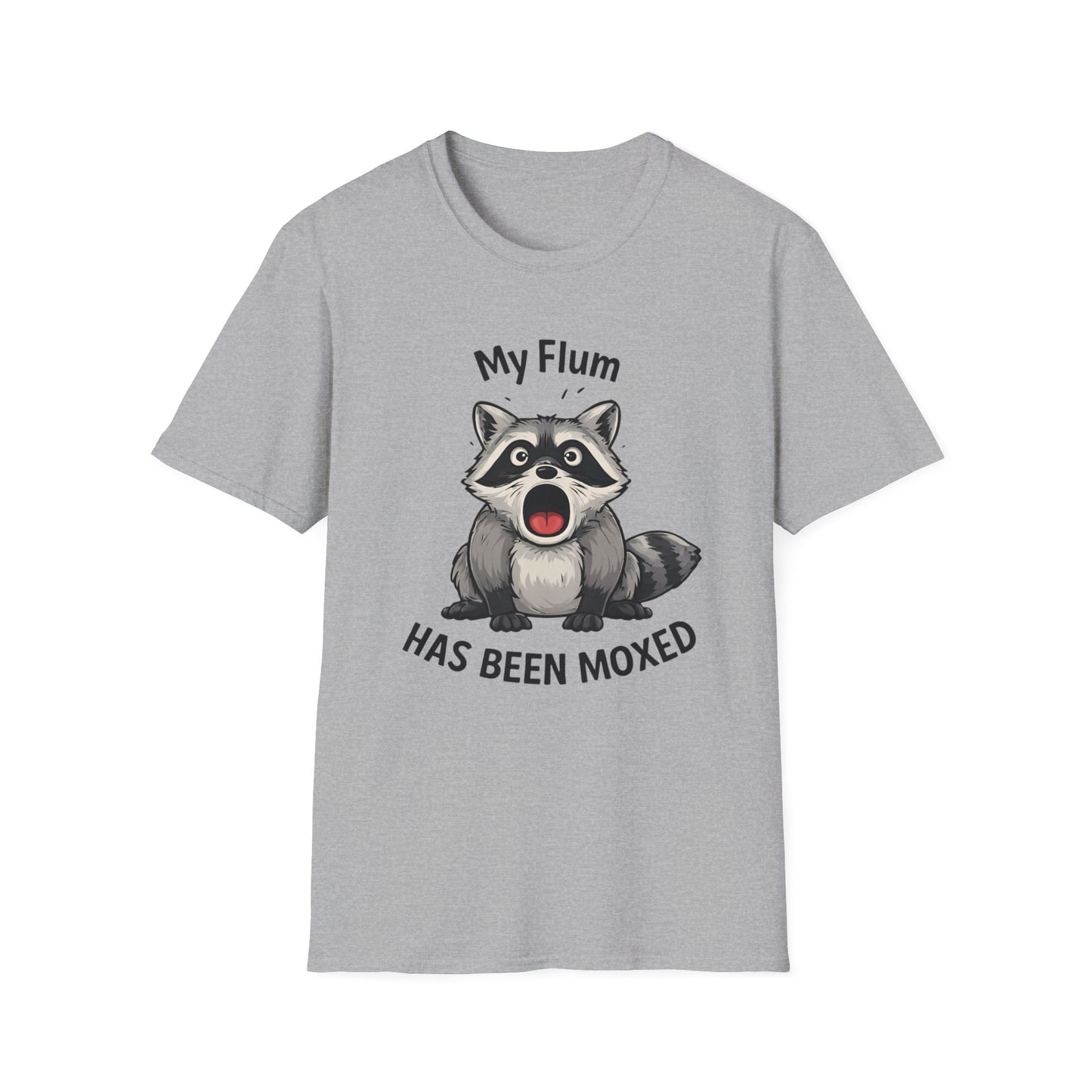 My Flum Has Been Moxed Shirt, Funny Raccoon T Shirt, Flummoxed Word Play Tee, Cute Shocked Raccoon Graphic Tee, Sarcastic Humor Shirt Gift