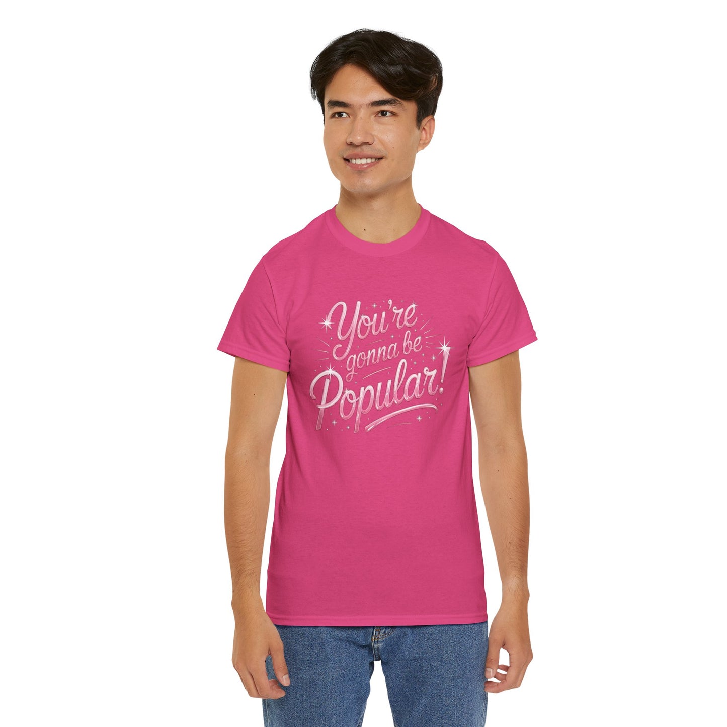You’re Gonna Be Popular Wicked Musical Tee – Broadway Quote Shirt – Funny Retro Typography T-Shirt for Theatre Fans & Musical Lovers