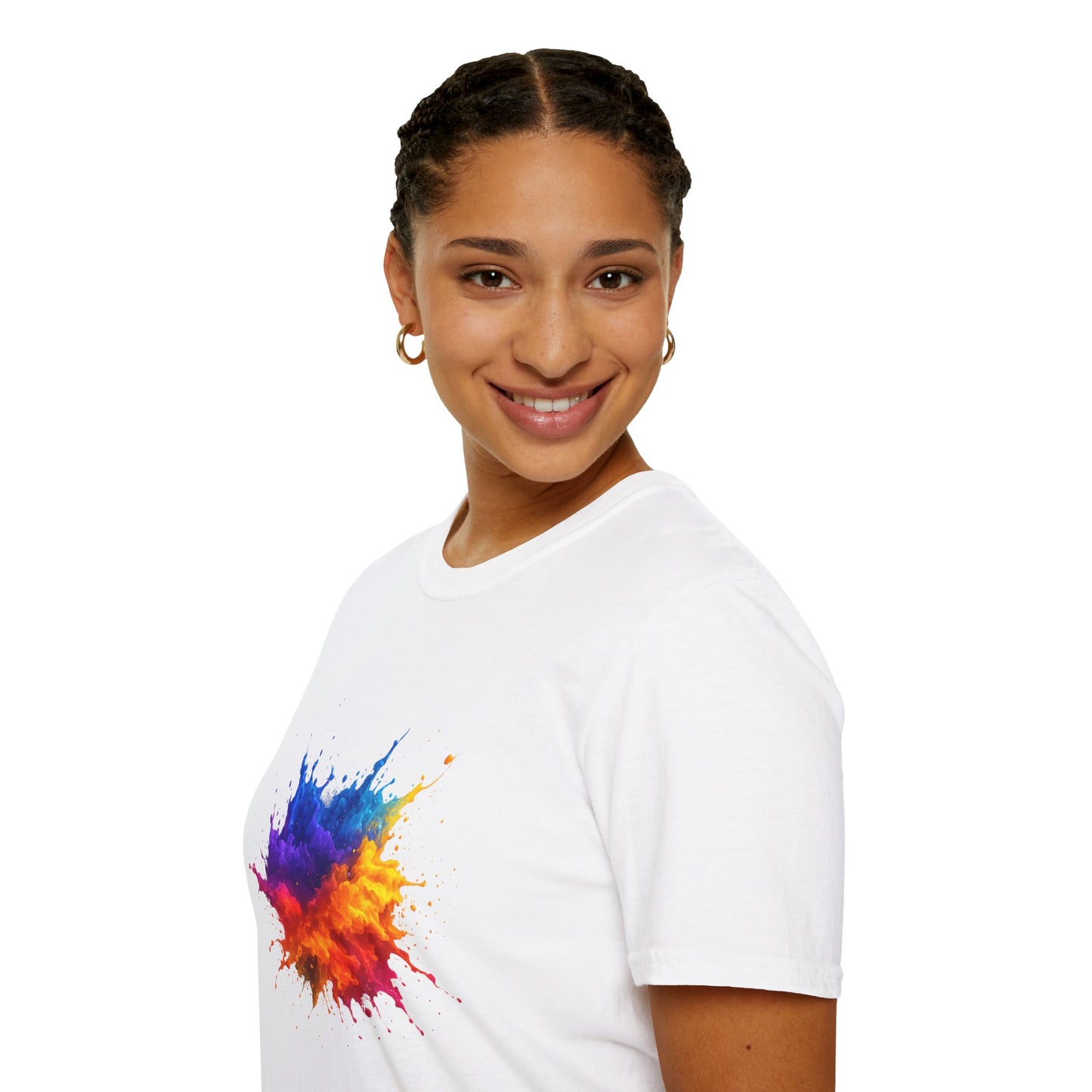 Color Burst Paint Splash Shirt – Vibrant Abstract Art Tee for Creatives & Color Lovers Colorful Apparel