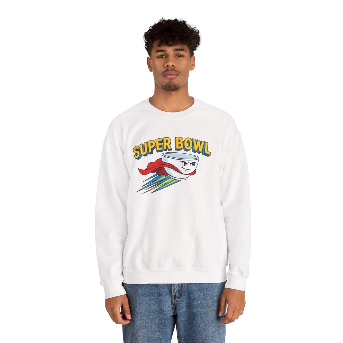 Super Bowl Sweatshirt, Funny Super Bowl Shirt, Football Party Sweatshirt, Game Day Crewneck, Bowl Pun Sweatshirt, Unisex Graphic Crew