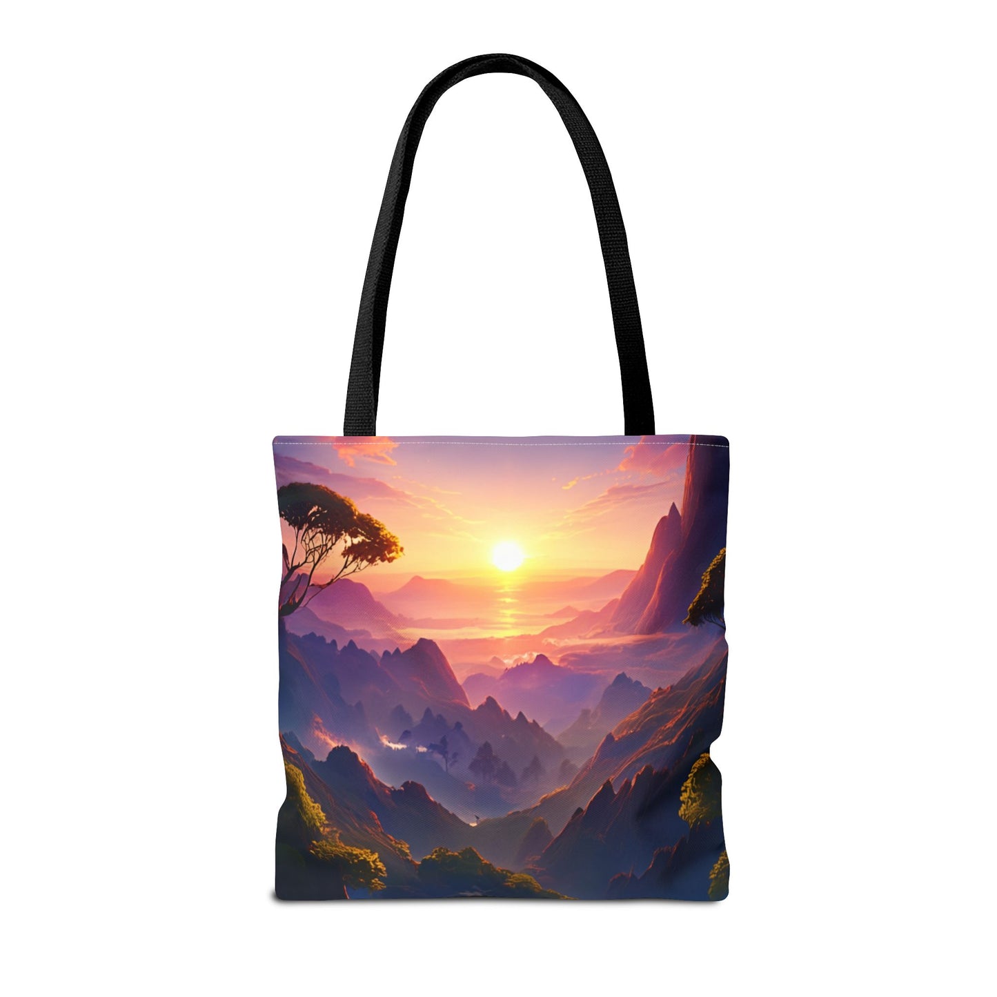 Sunset Landscape Tote Bag