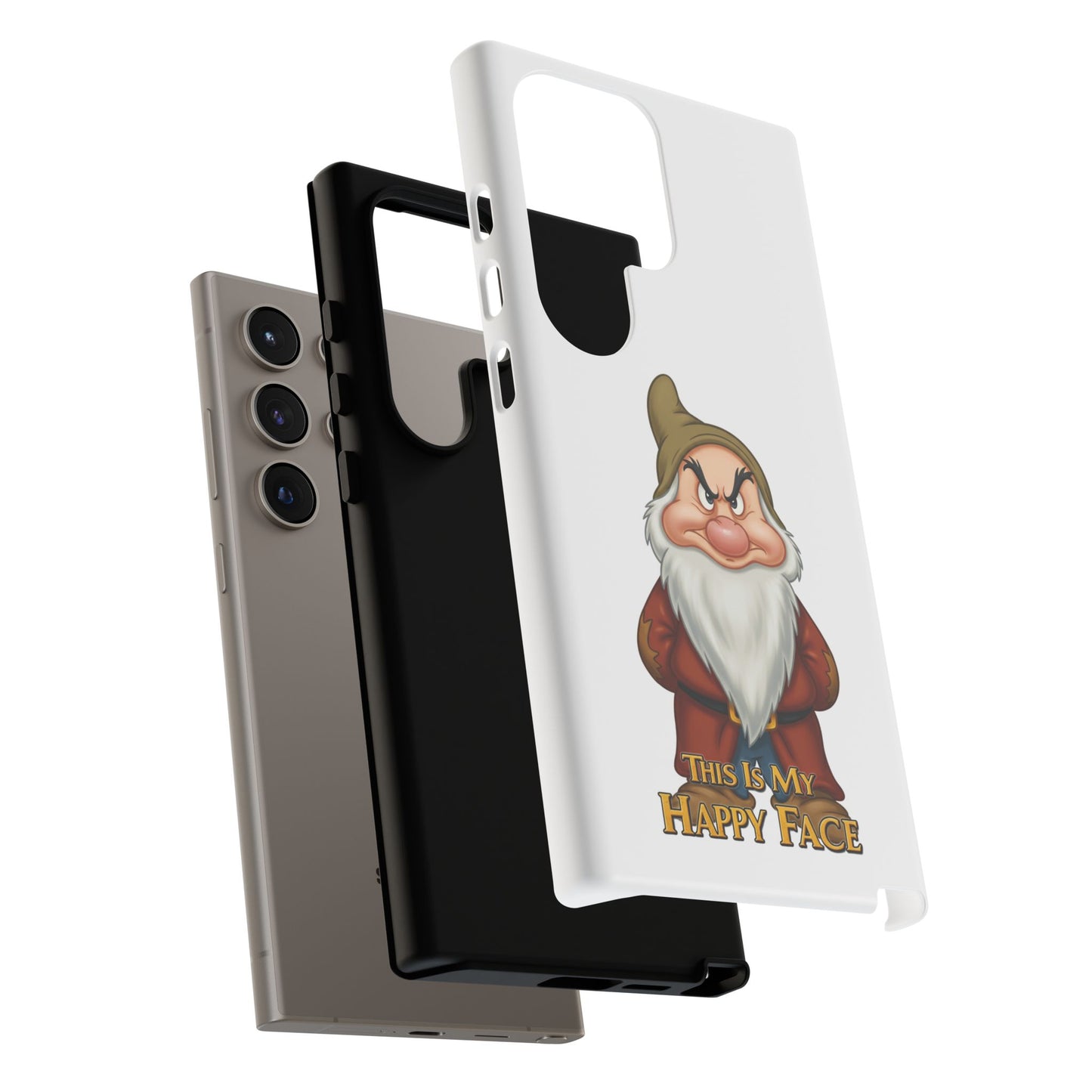 Samsung Phone Case - Grumpy Dwarf 'This is My Happy Face'