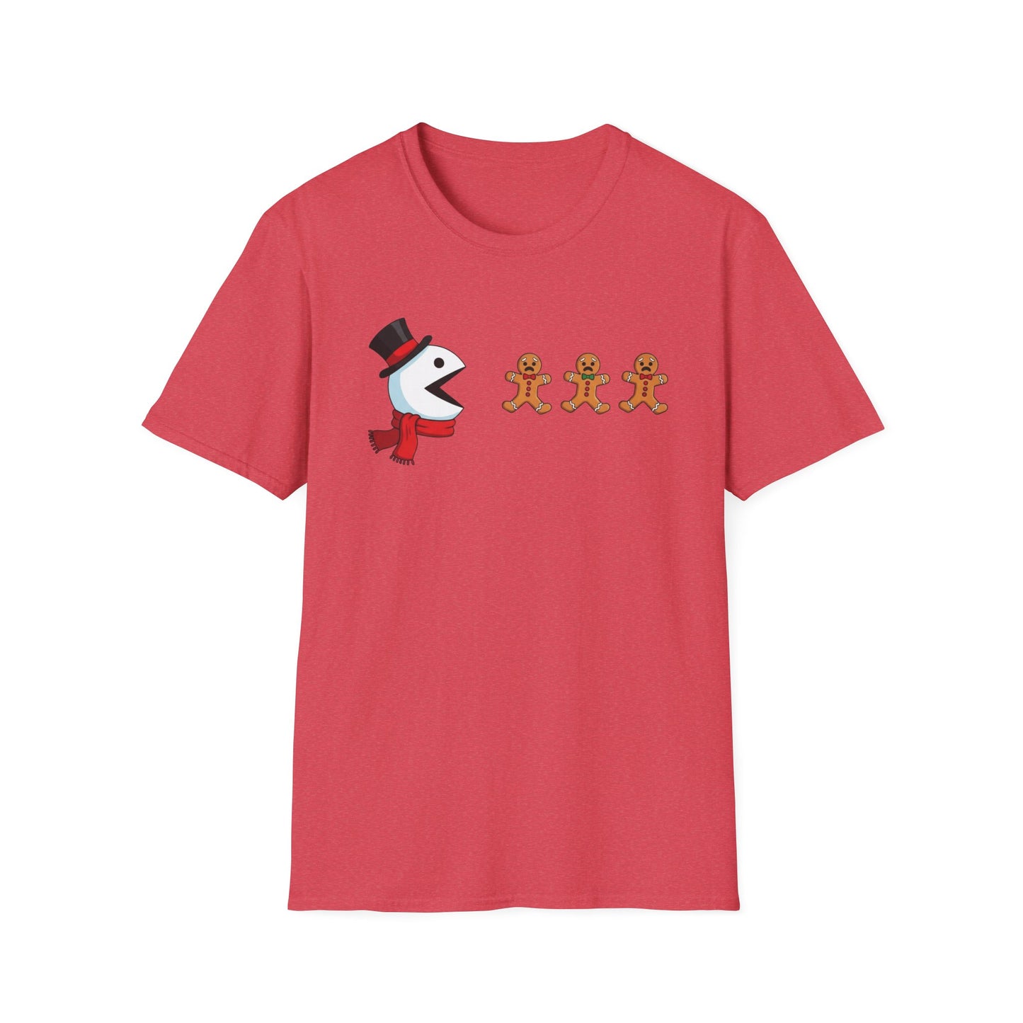 Funny Snowman And Gingerbread T-Shirt, Cute Christmas Tee, Holiday Humor Shirt, Festive Graphic Tee For Men And Women, Winter Gift Idea