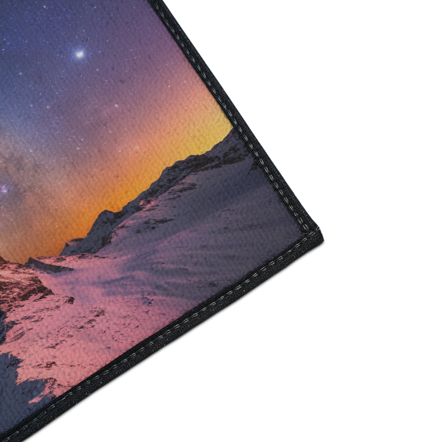 Galaxy Landscape Heavy Duty Floor Mat Home Decor Milky Way Welcome Mat Space Door Mat Office Decor