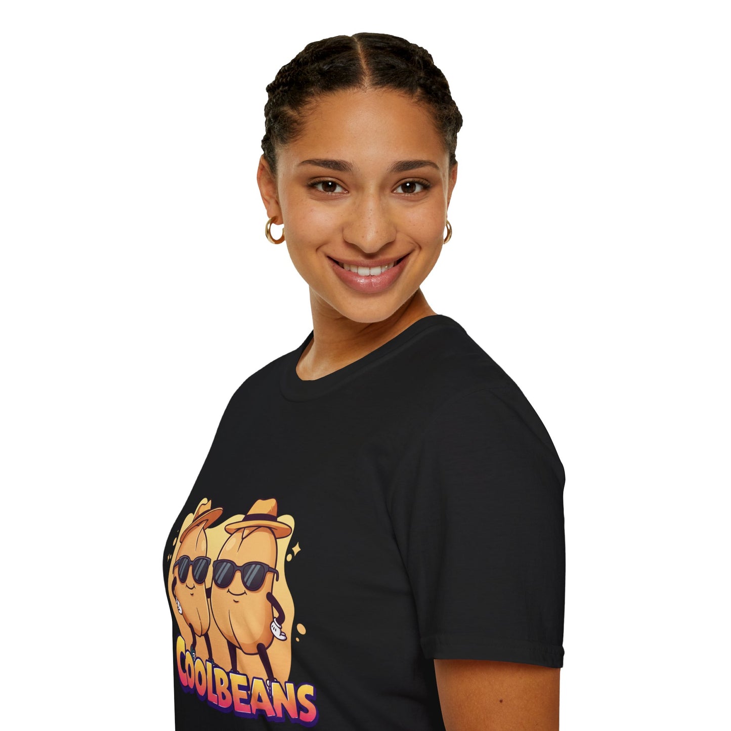 Cool Beans T-Shirt - Two Cooler-Than-Cool Beans With Sunglasses, Quirky Food-Pun Gift Tee for Him, Her or Besties - Perfect Humor and Style