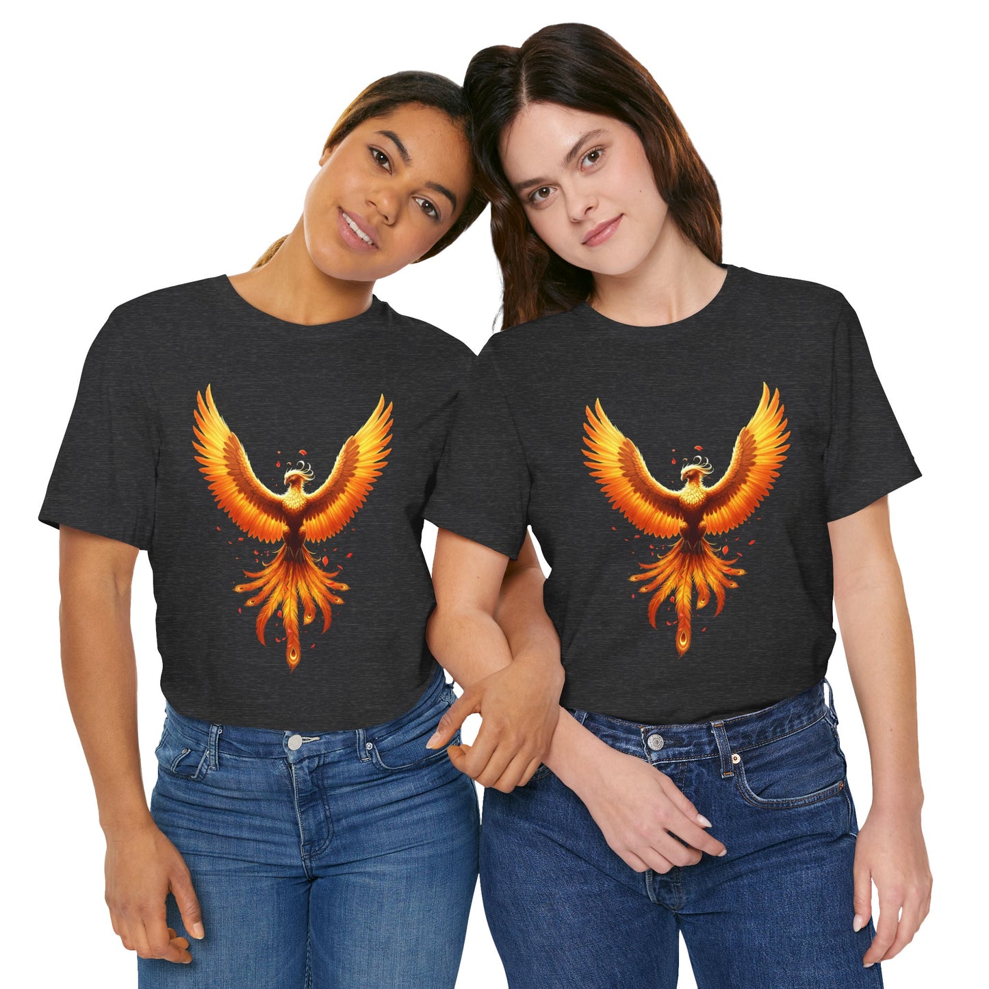 Phoenix Rising Shirt • Fiery Phoenix Graphic Tee • Rebirth Transformation Myth Shirt • Firebird Art Tee • Unisex Gift Tee XS‑5XL