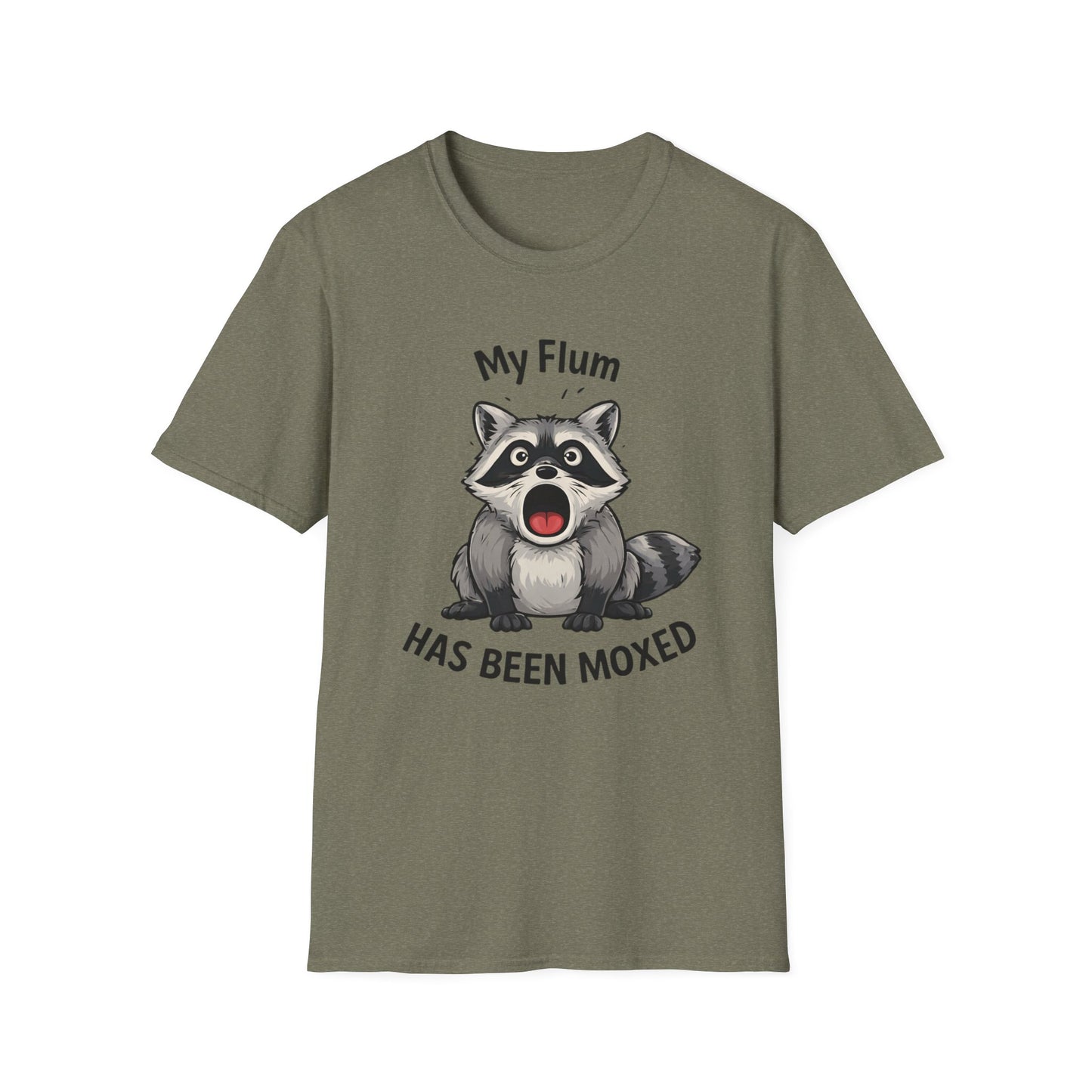 My Flum Has Been Moxed Shirt, Funny Raccoon T Shirt, Flummoxed Word Play Tee, Cute Shocked Raccoon Graphic Tee, Sarcastic Humor Shirt Gift