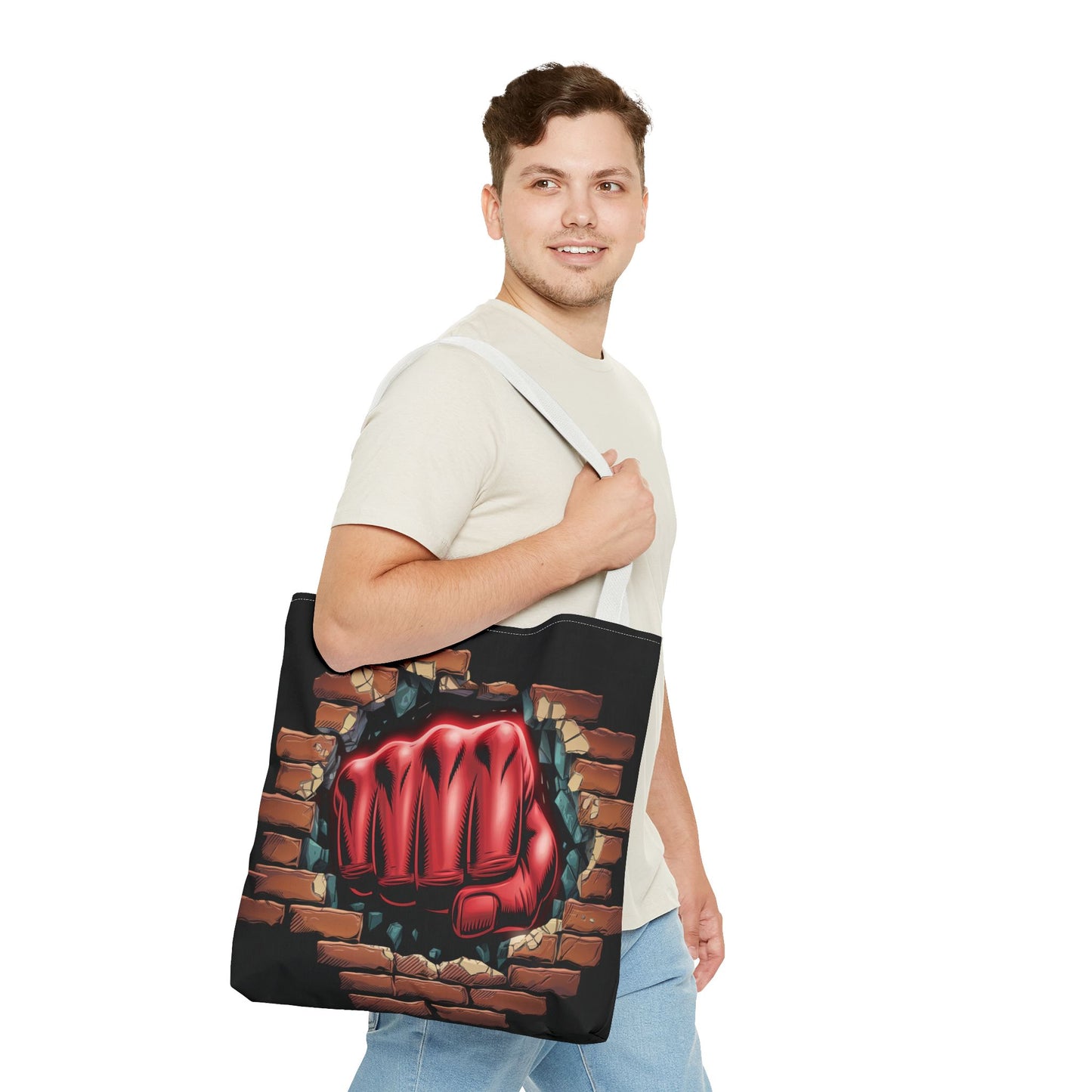 Red Fist Tote Bag