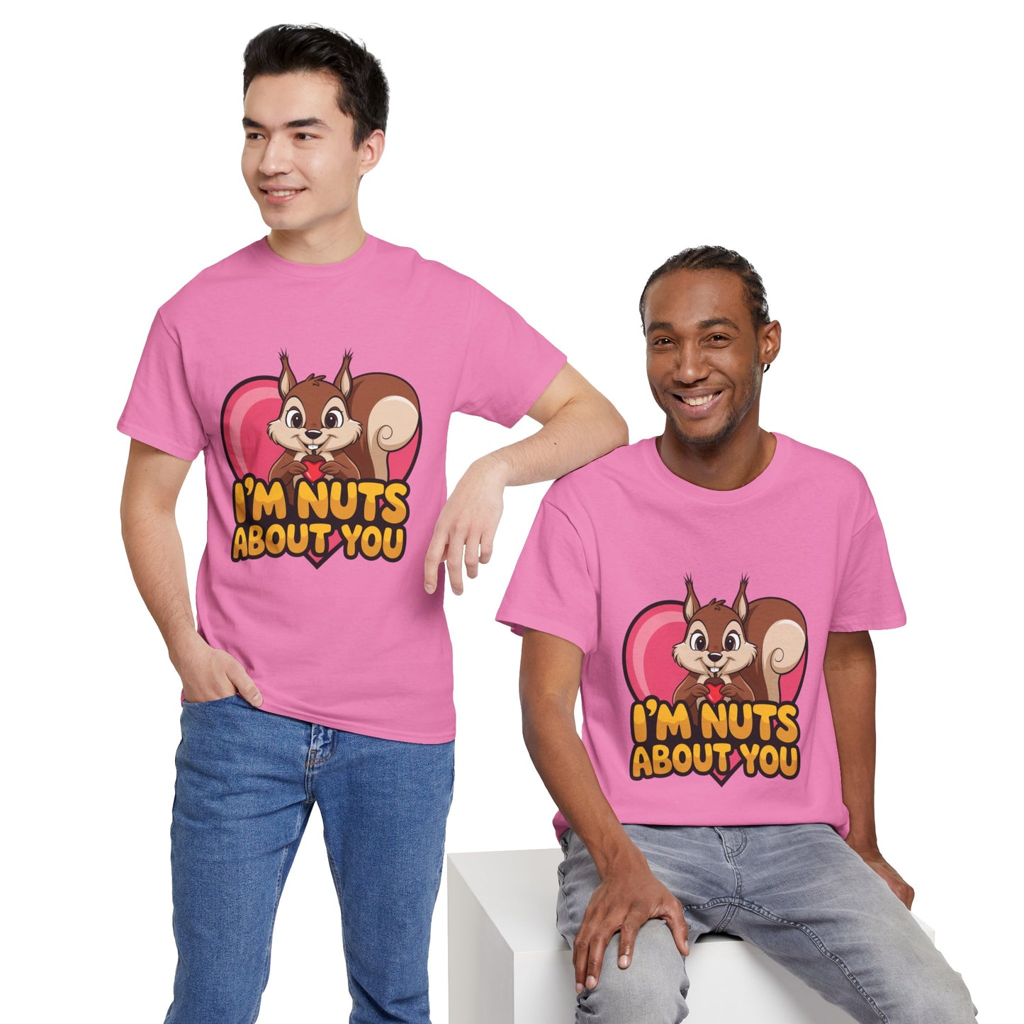 I’m Nuts About You Shirt, Funny Valentine Shirt, Squirrel Love T Shirt, Cute Animal Pun Tee, Valentine Gift For Him Her