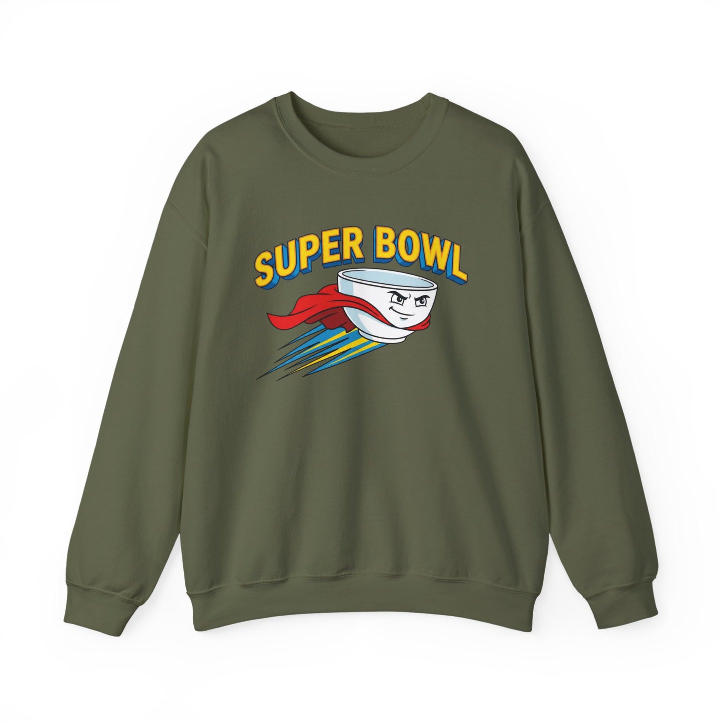 Super Bowl Sweatshirt, Funny Super Bowl Shirt, Football Party Sweatshirt, Game Day Crewneck, Bowl Pun Sweatshirt, Unisex Graphic Crew