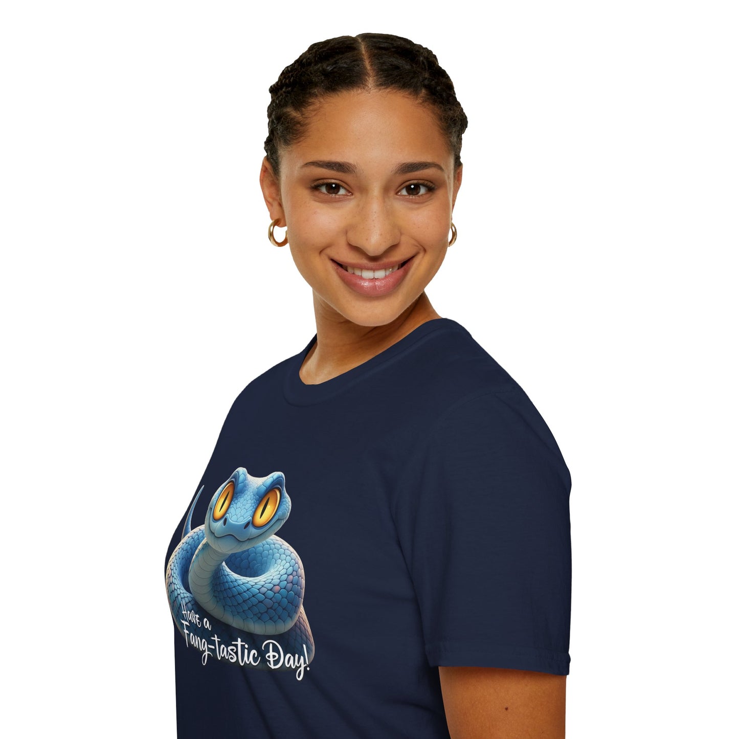 Have A Fang-tastic Day Snake T-Shirt, Funny Reptile Tee, Cute Snake Lover Gift, Animal Pun Shirt, Humor Top For Her Or Him