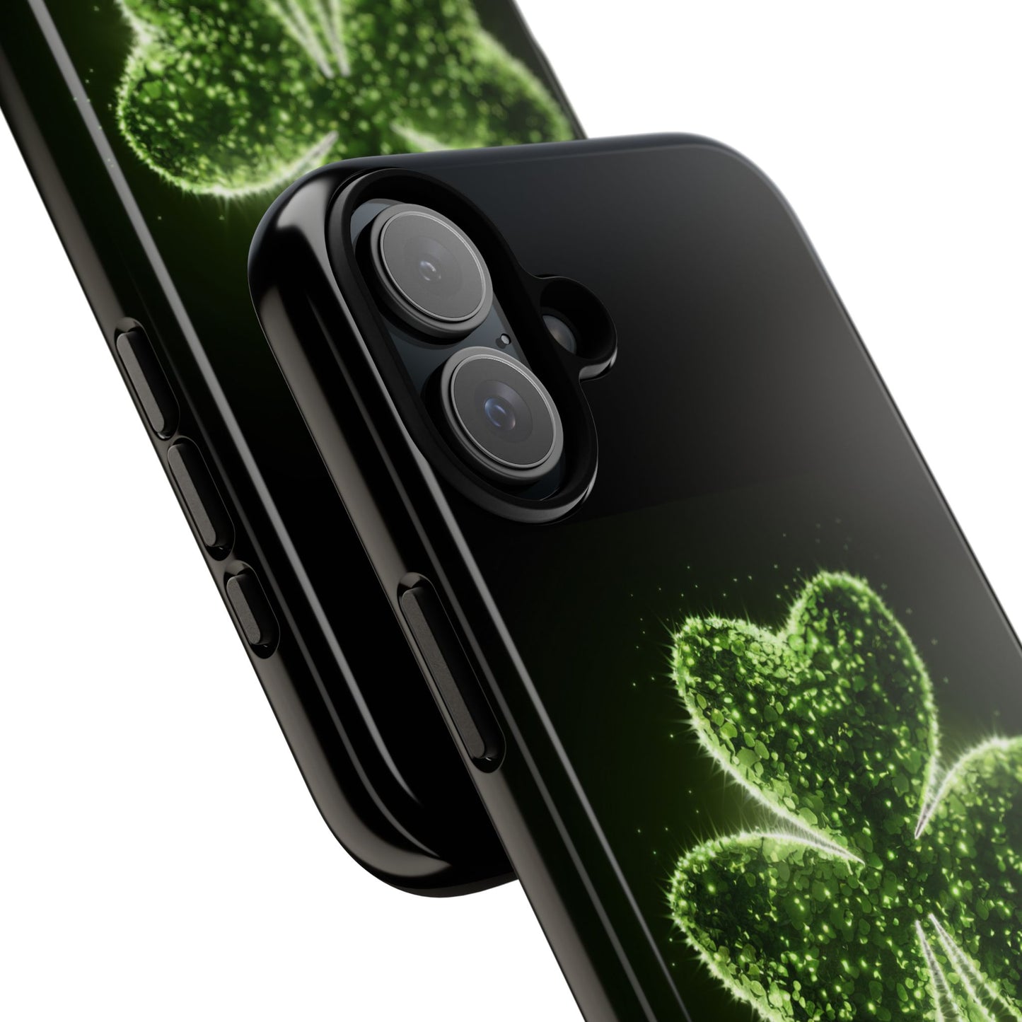 iPhone Tough Case - Shiny Shamrock Design