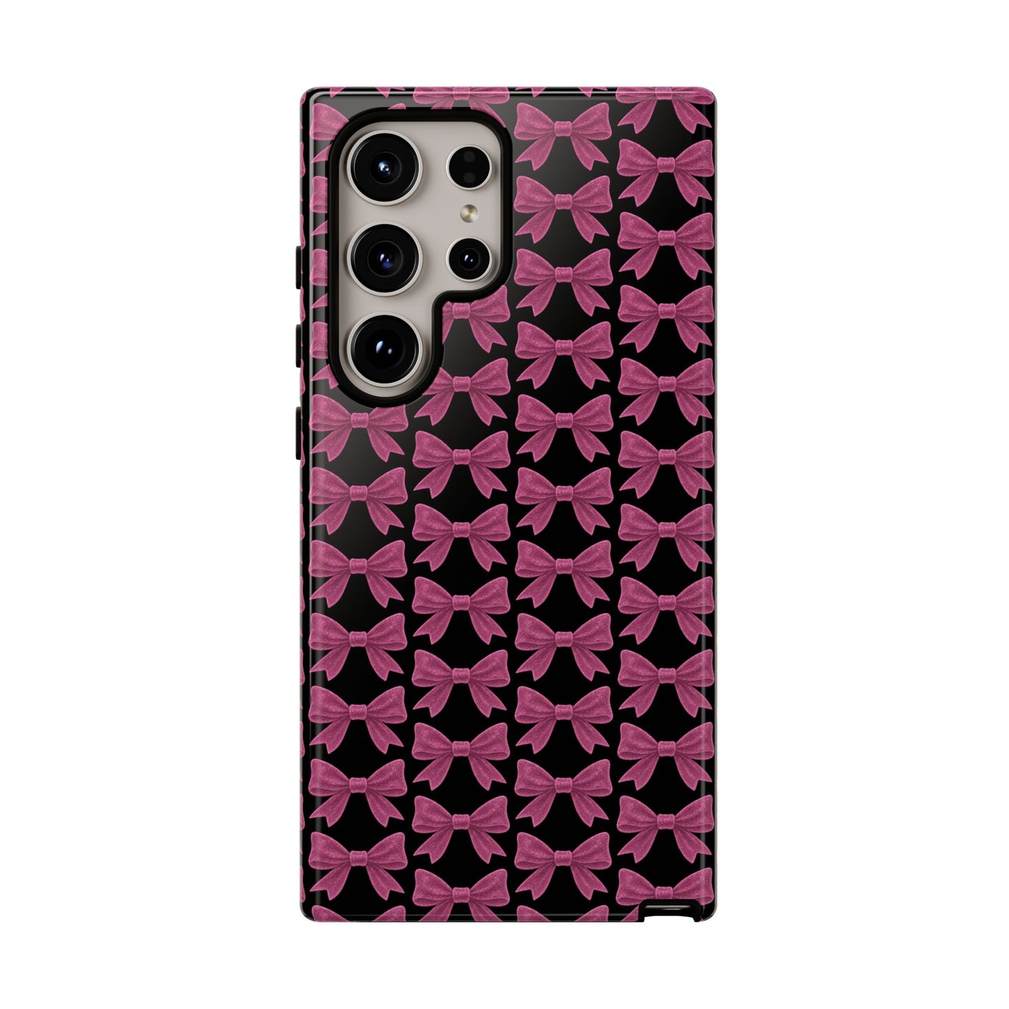 Pink Bow Samsung Case Coquette Aesthetic Phone Cover Cute Girly Phone Case Glossy Y2K Accessory Kawaii Samsung Case Gift