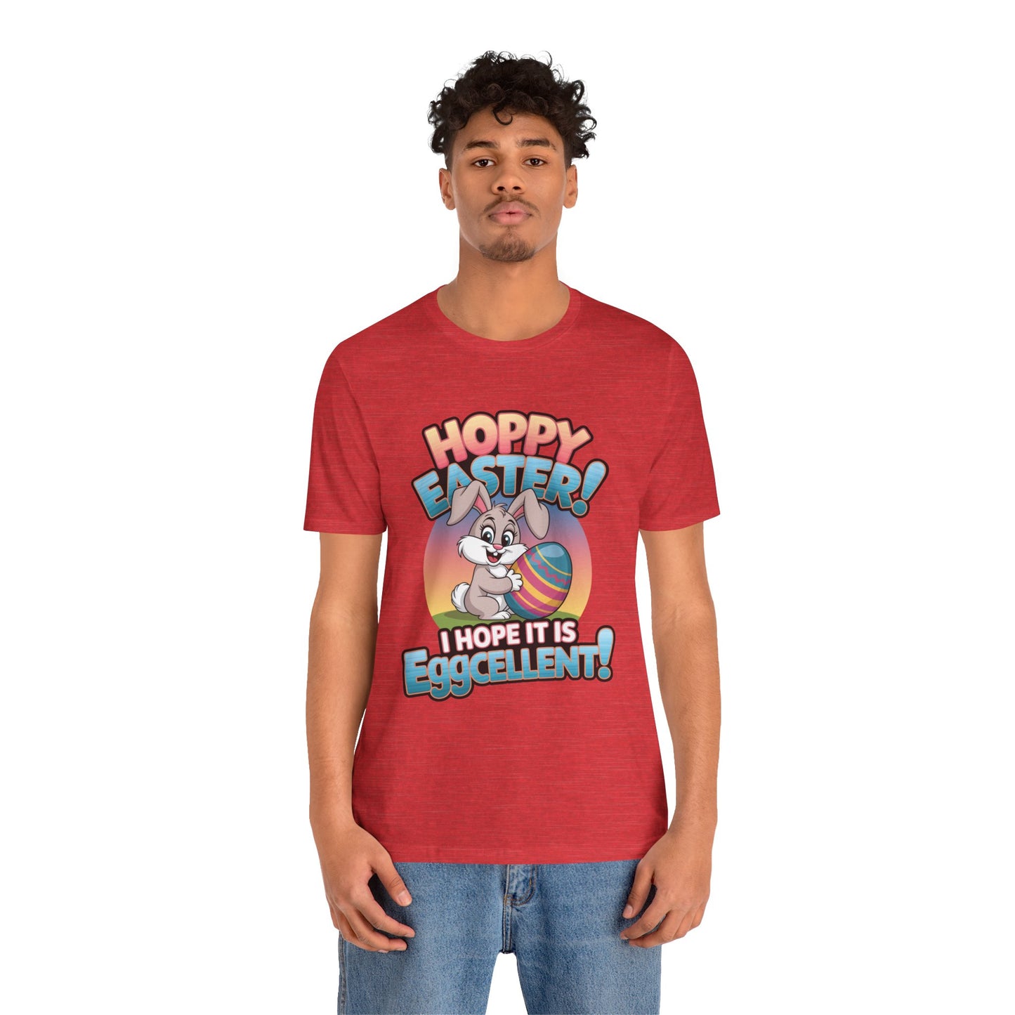 Happy Easter Unisex Tee Easter Shirt Easter Bunny T Shirt Easter Apparel Easter Bunny Outfit