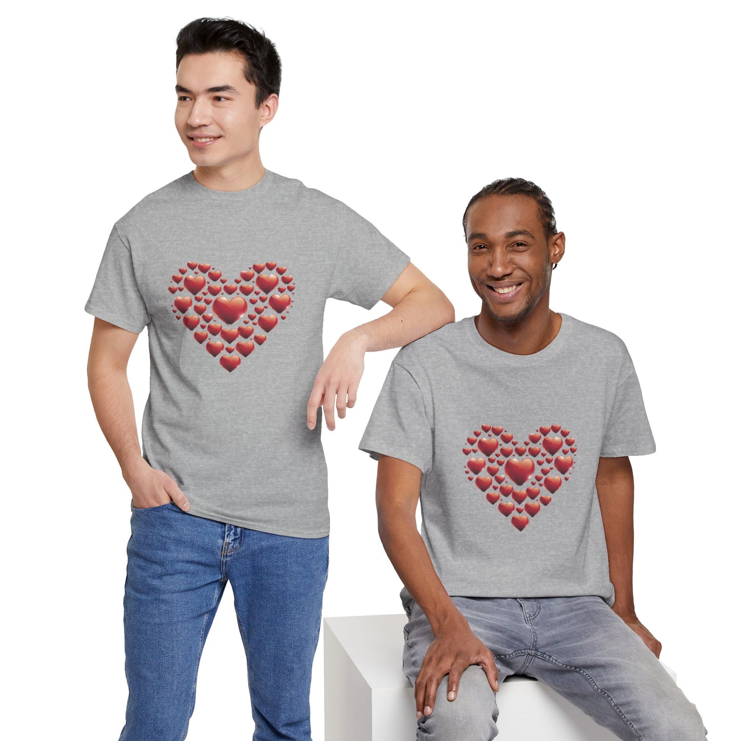 Heart Of Hearts Shirt, Minimal Valentine Shirt, Red Heart Graphic Tee, Love Aesthetic T Shirt, Valentine Gift Shirt
