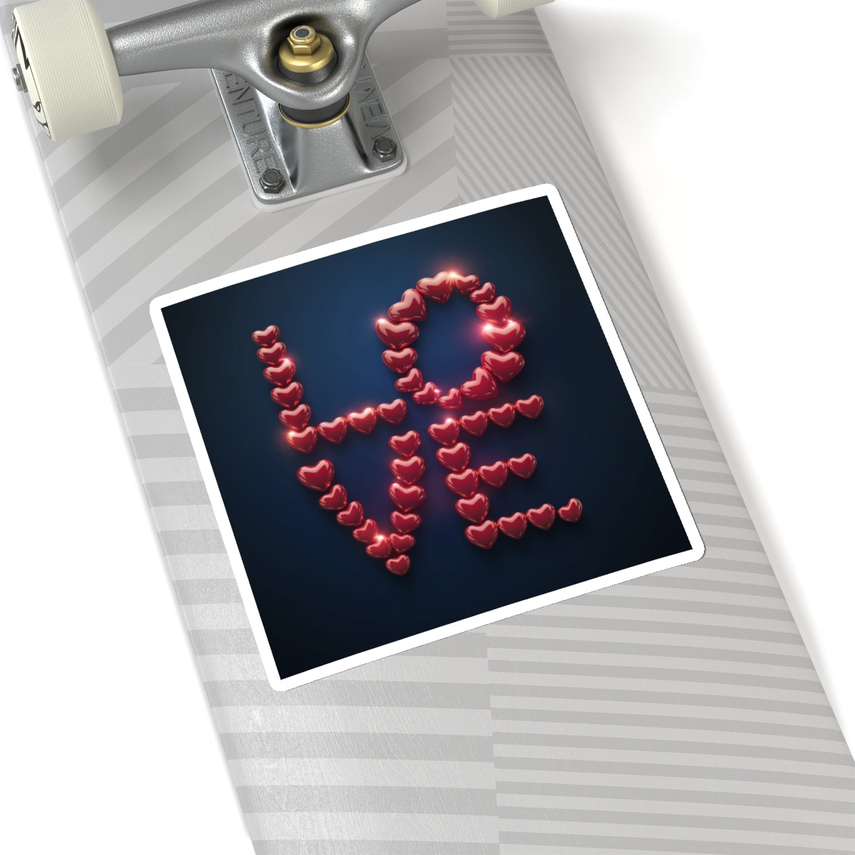 Love Heart Kiss-Cut Stickers