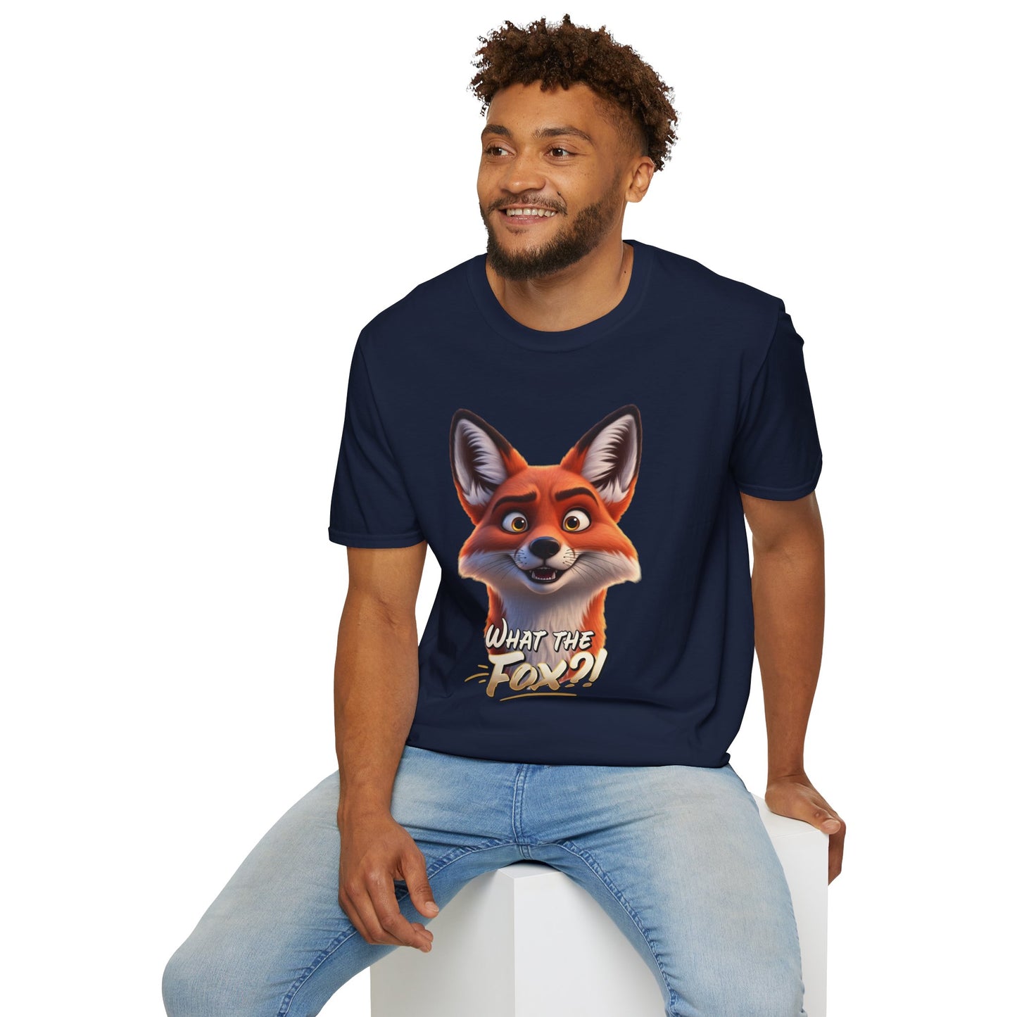 What The Fox T-Shirt, Funny Fox Graphic Tee, Animal Lover Shirt, Cute Pun Gift, Woodland Animal Top, Fun Casual Shirt For Men And Women