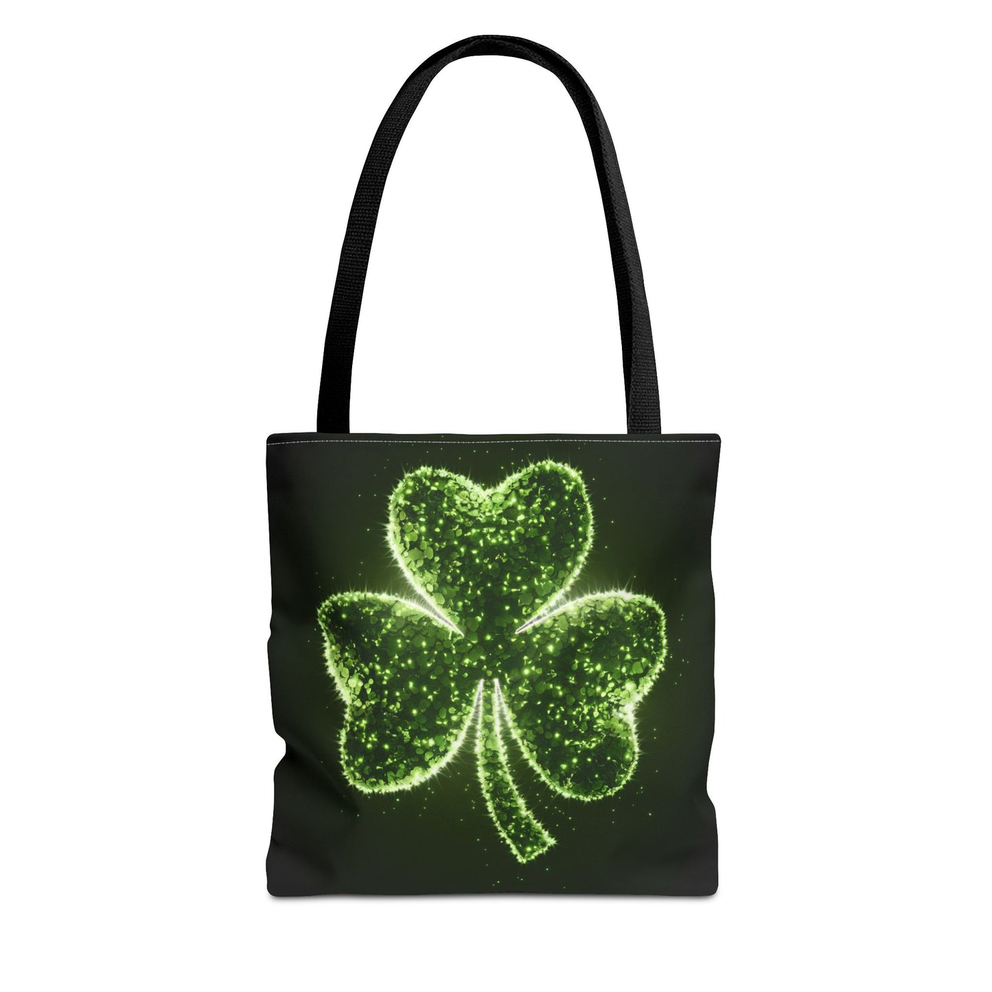 Lucky Shamrock Tote Bag, Green Clover Design Eco-Friendly Shoulder Bag For St. Patrick’s Day, Reusable Tote For Everyday Use And Gifts