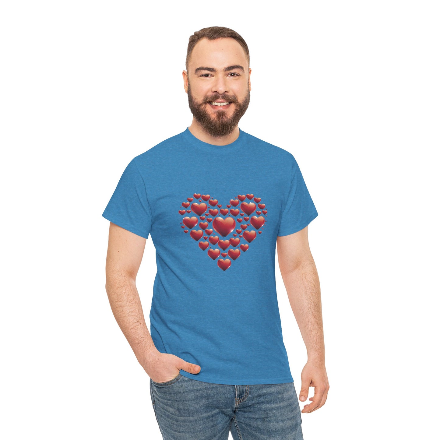 Heart Of Hearts Shirt, Minimal Valentine Shirt, Red Heart Graphic Tee, Love Aesthetic T Shirt, Valentine Gift Shirt
