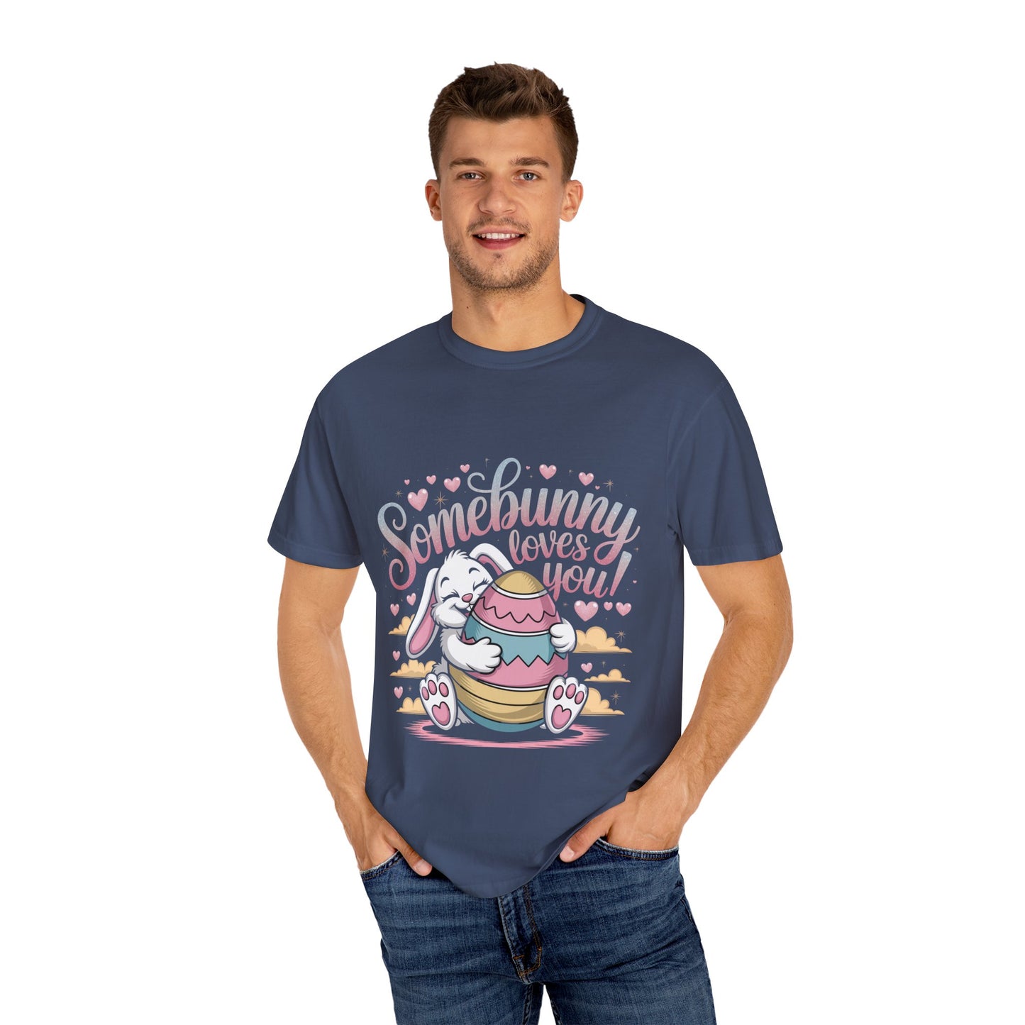 Easter Shirt Somebunny Loves You Unisex T Shirt, Easter Gift, Spring Apparel, Cute Animal Tee, Seasonal Fashion, Bunny Design
