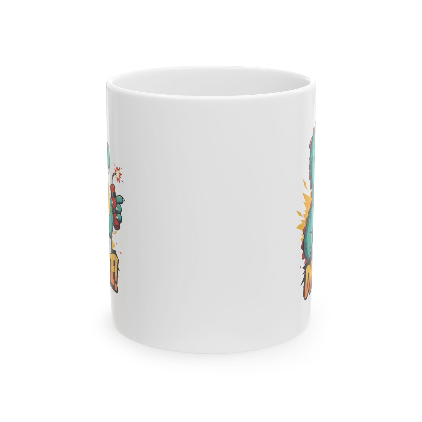 You Are Dino-Mite Mug – Funny Dinosaur Coffee Cup with Cute T-Rex Design – Gift for Him, Her, Kids – Dino Lover Kitchen Decor