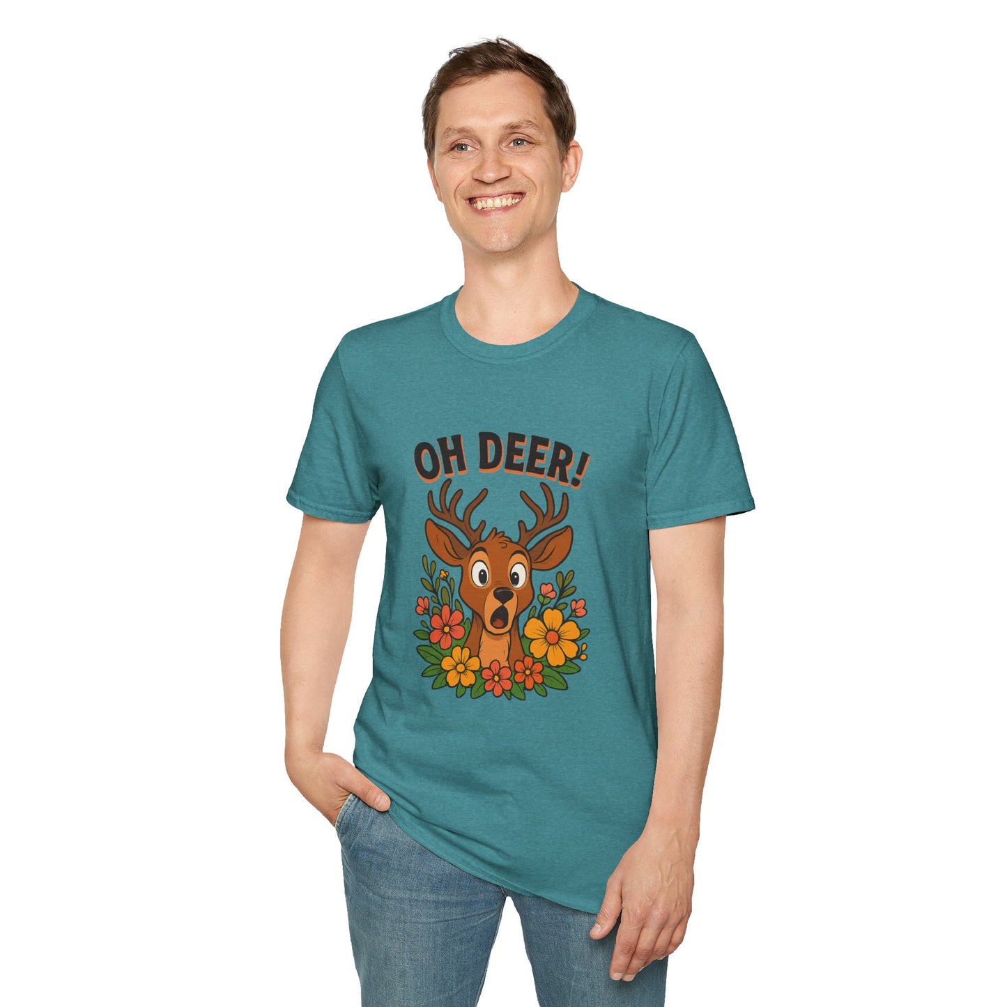 Oh Deer T-Shirt Animal Apparel Wildlife shirt Deer Tee Gift for Animal Lovers