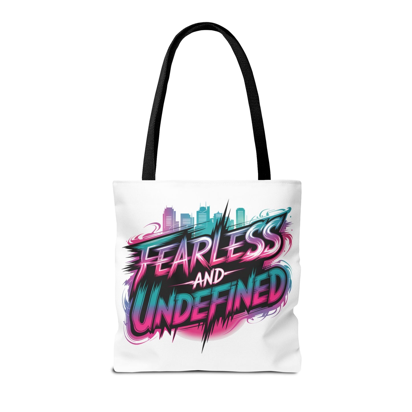 Custom Name Tote Bag | Fearless and Undefined Design | K-Pop Inspired Gift for Fans | Personalized Bold Aesthetic Bag | Trendy Streetwear Tote
