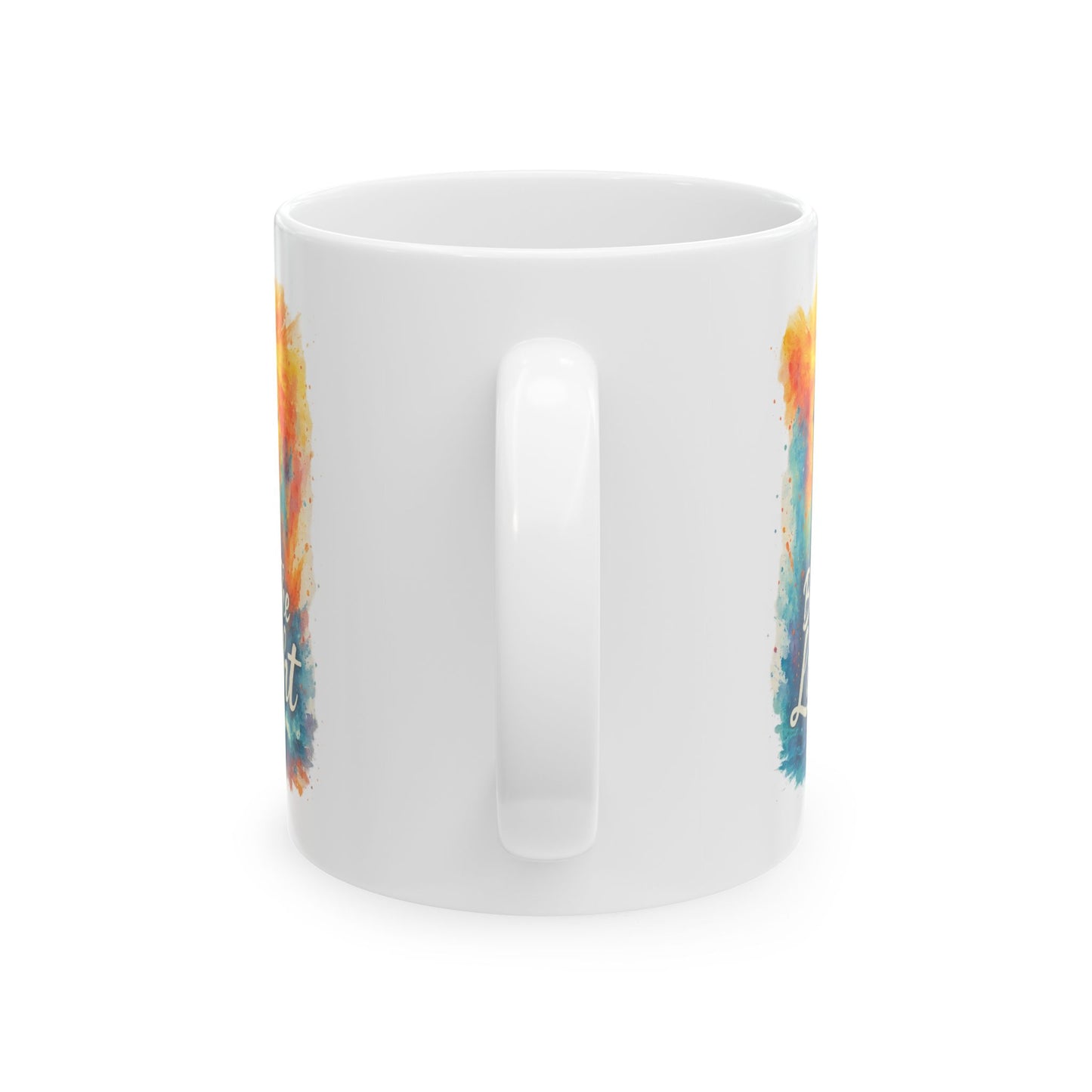 Be the Light Lighthouse Mug - Inspirational Ceramic Coffee Cup | Motivational Gift for Him, Her, Graduation, New Job